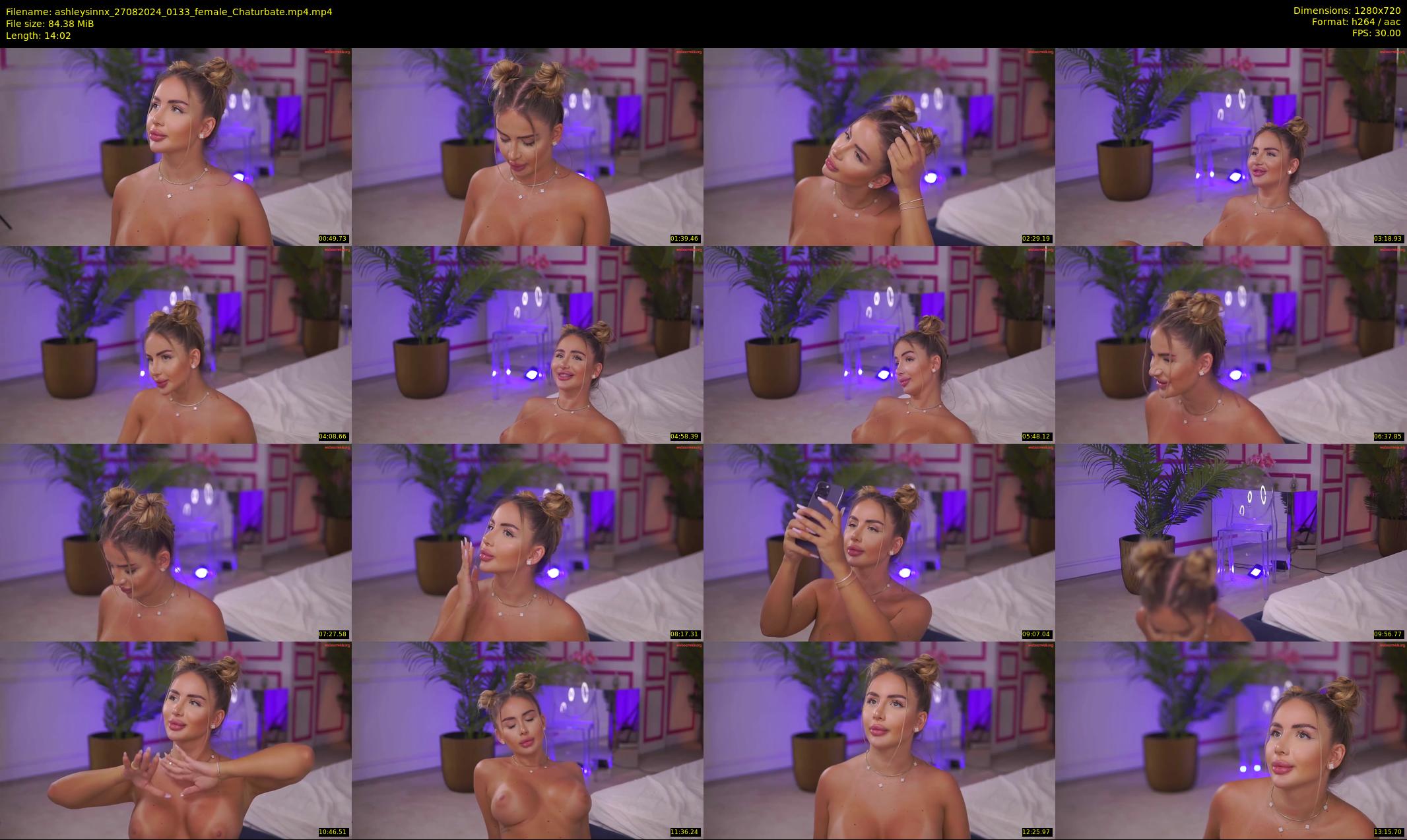 ashleysinnx — 15 minute Chaturbate female cam show recording, 720p, Aug 27, 2024