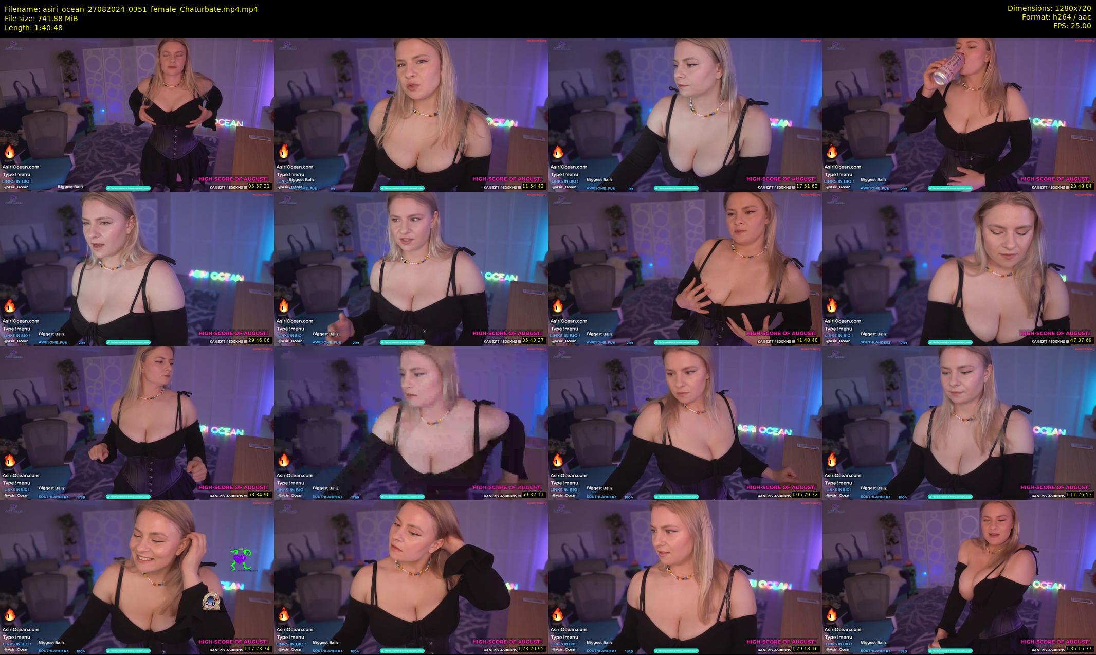 asiri_ocean — 101 minute Chaturbate female cam show recording, 720p, Aug 27, 2024