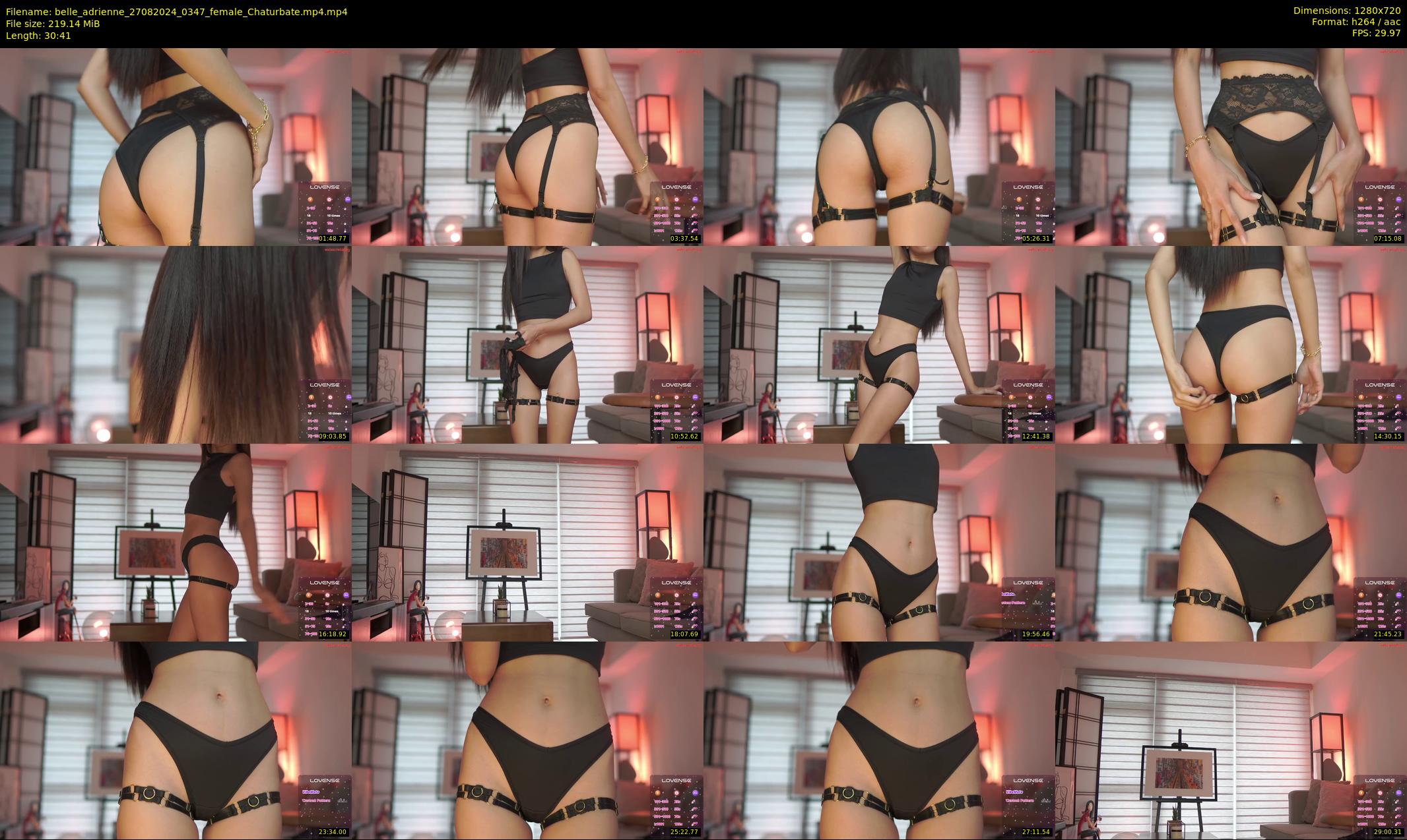 belle_adrienne — 31 minute Chaturbate couple cam show recording, 720p, Aug 27, 2024