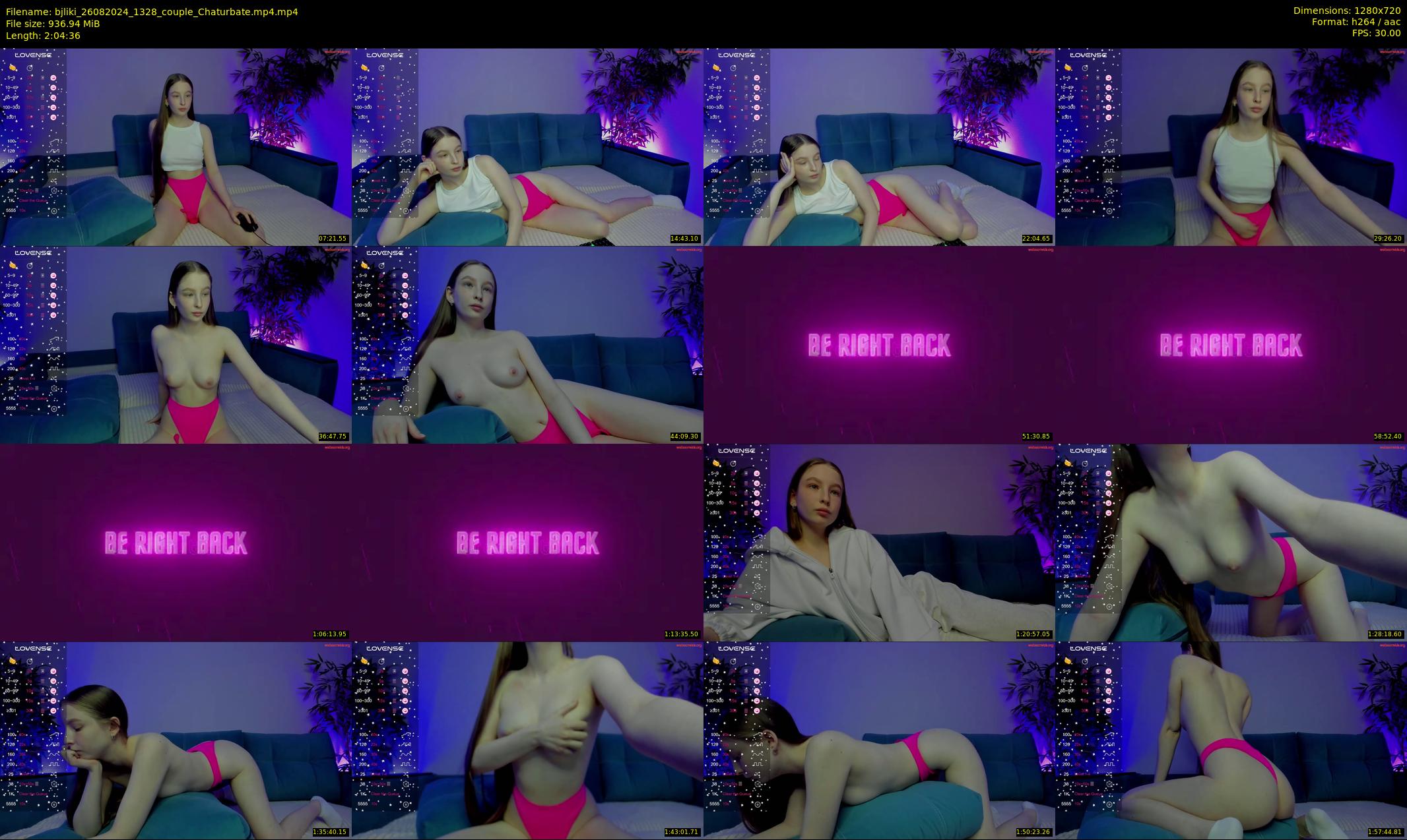 bjliki — 125 minute Chaturbate couple cam show recording, 720p, Aug 26, 2024