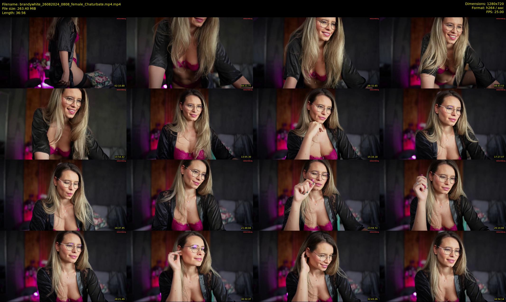 brandywhite — 37 minute Chaturbate female cam show recording, 720p, Aug 26, 2024