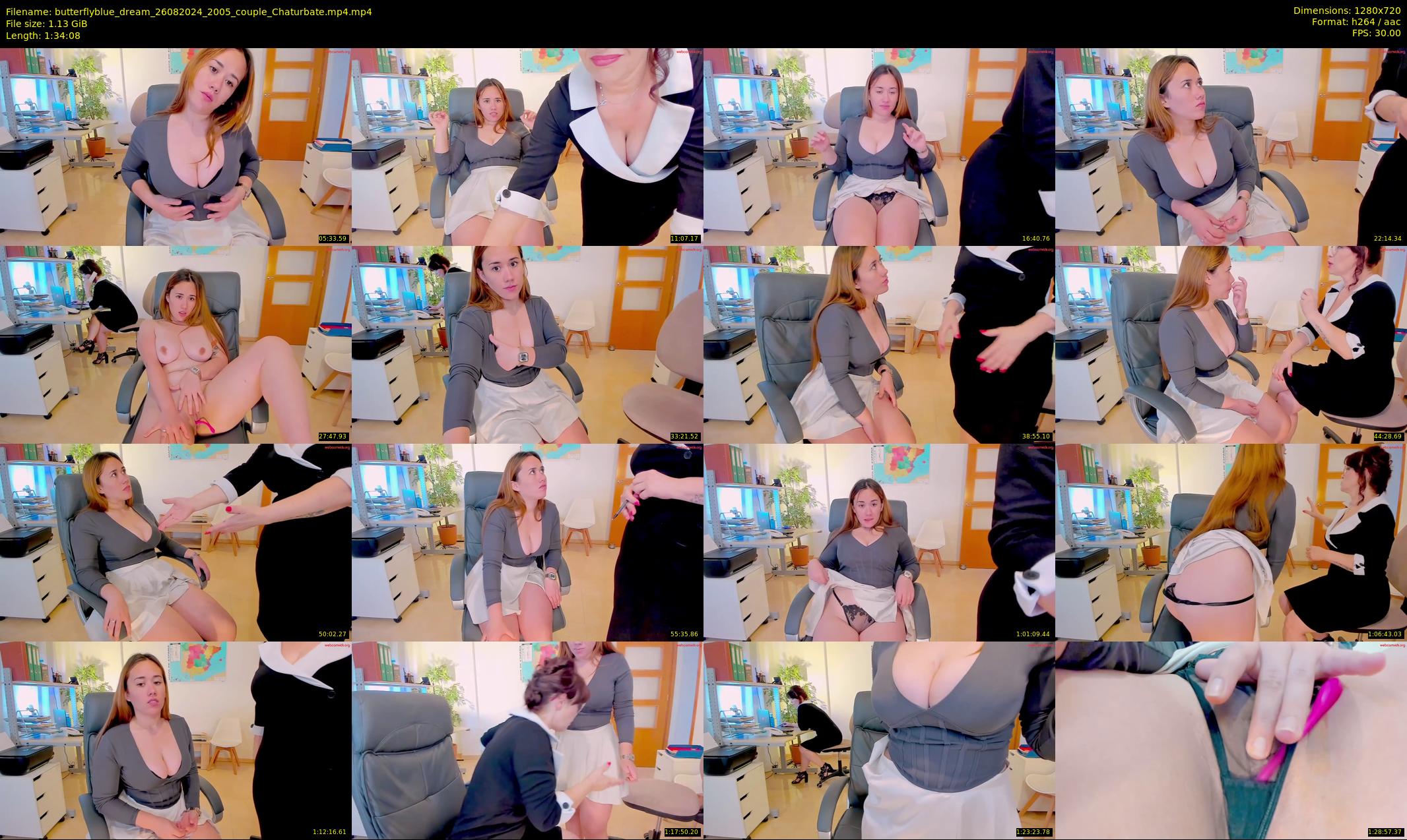 butterflyblue_dream — 95 minute Chaturbate couple cam show recording, 720p, Aug 26, 2024