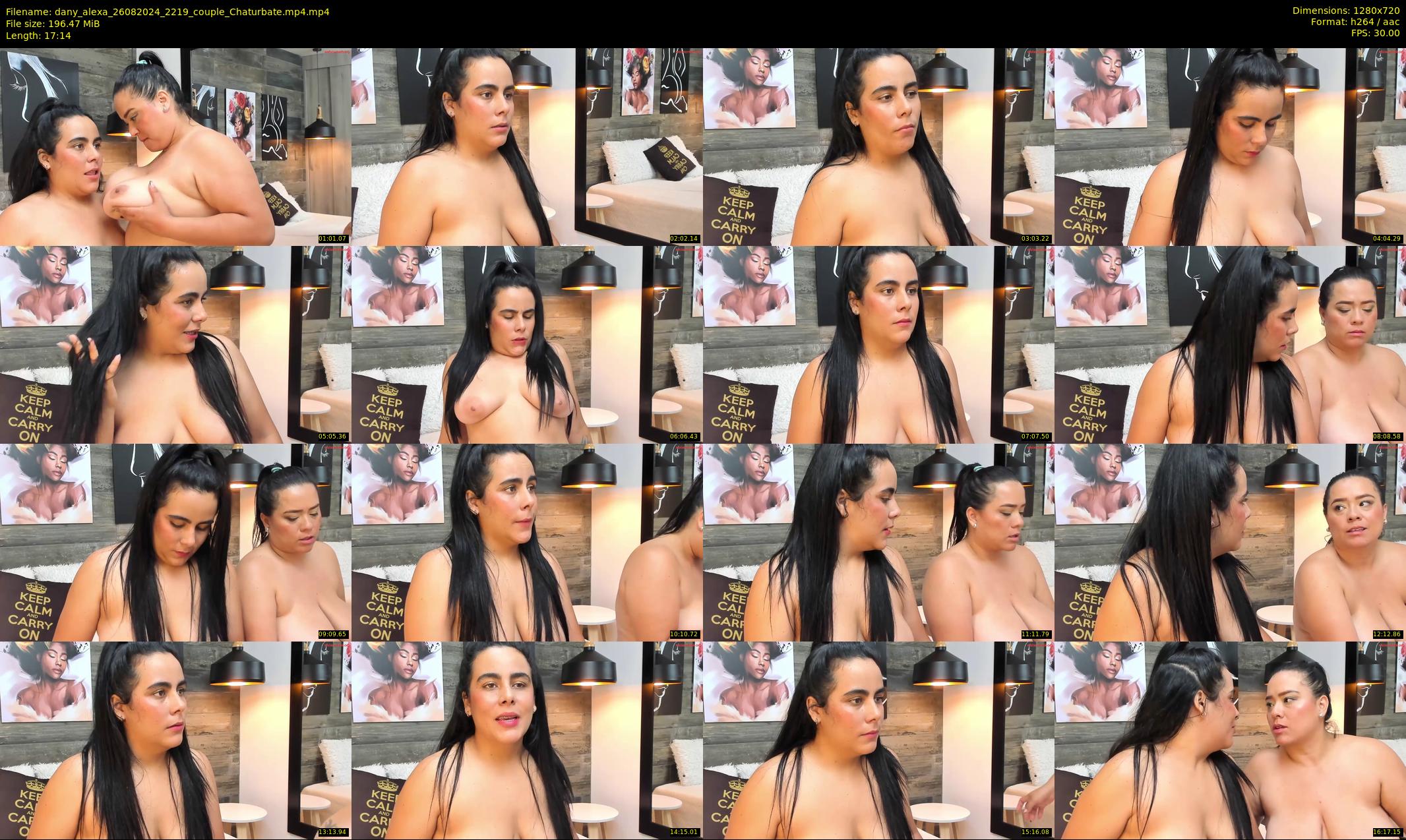 dany_alexa — 18 minute Chaturbate couple cam show recording, 720p, Aug 26, 2024