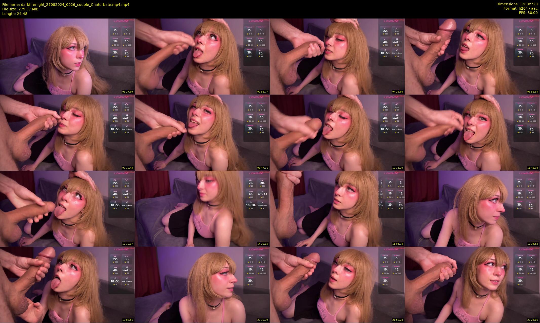 darkfirenight — 25 minute Chaturbate couple cam show recording, 720p, Aug 27, 2024