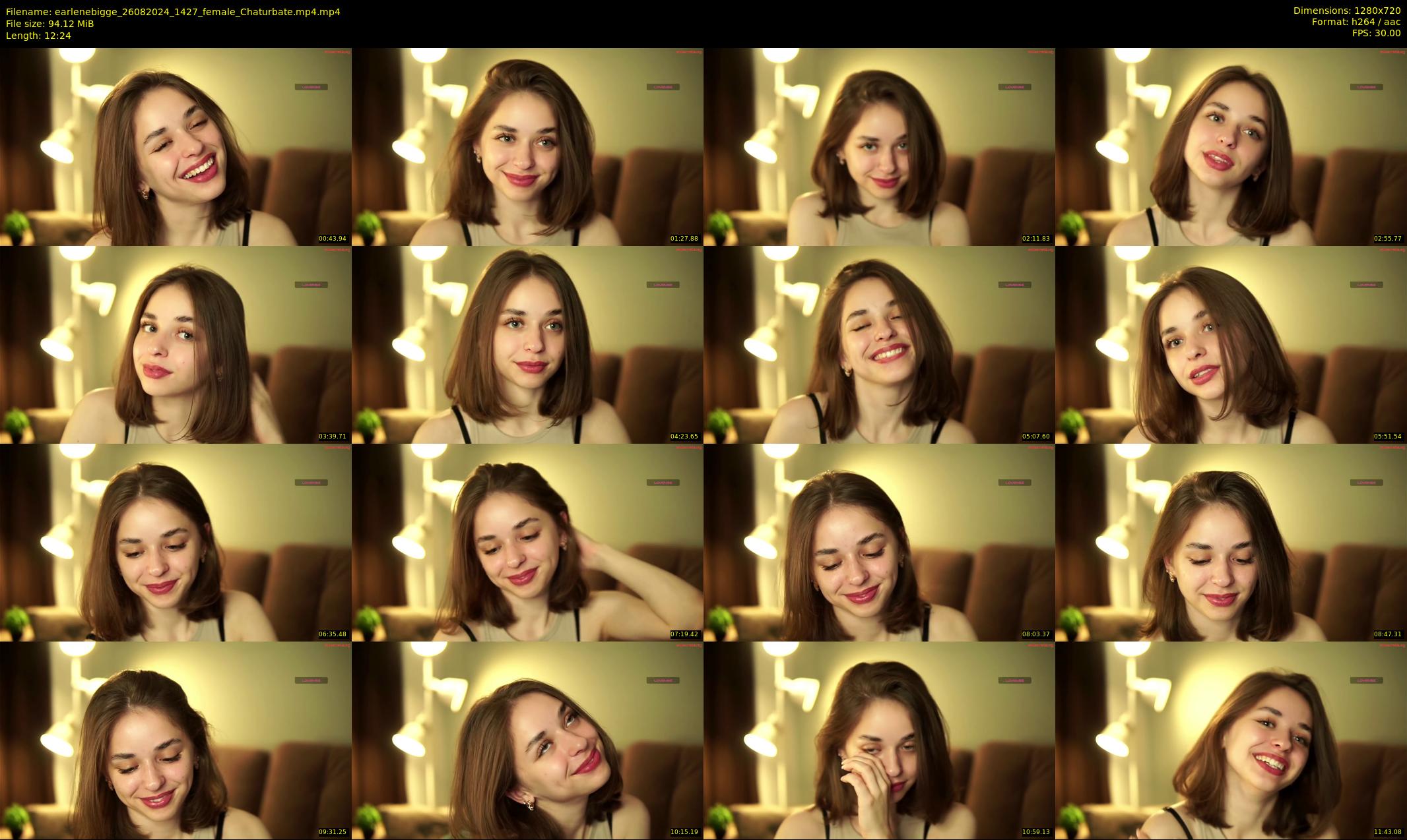 earlenebigge — 13 minute Chaturbate female cam show recording, 720p, Aug 26, 2024