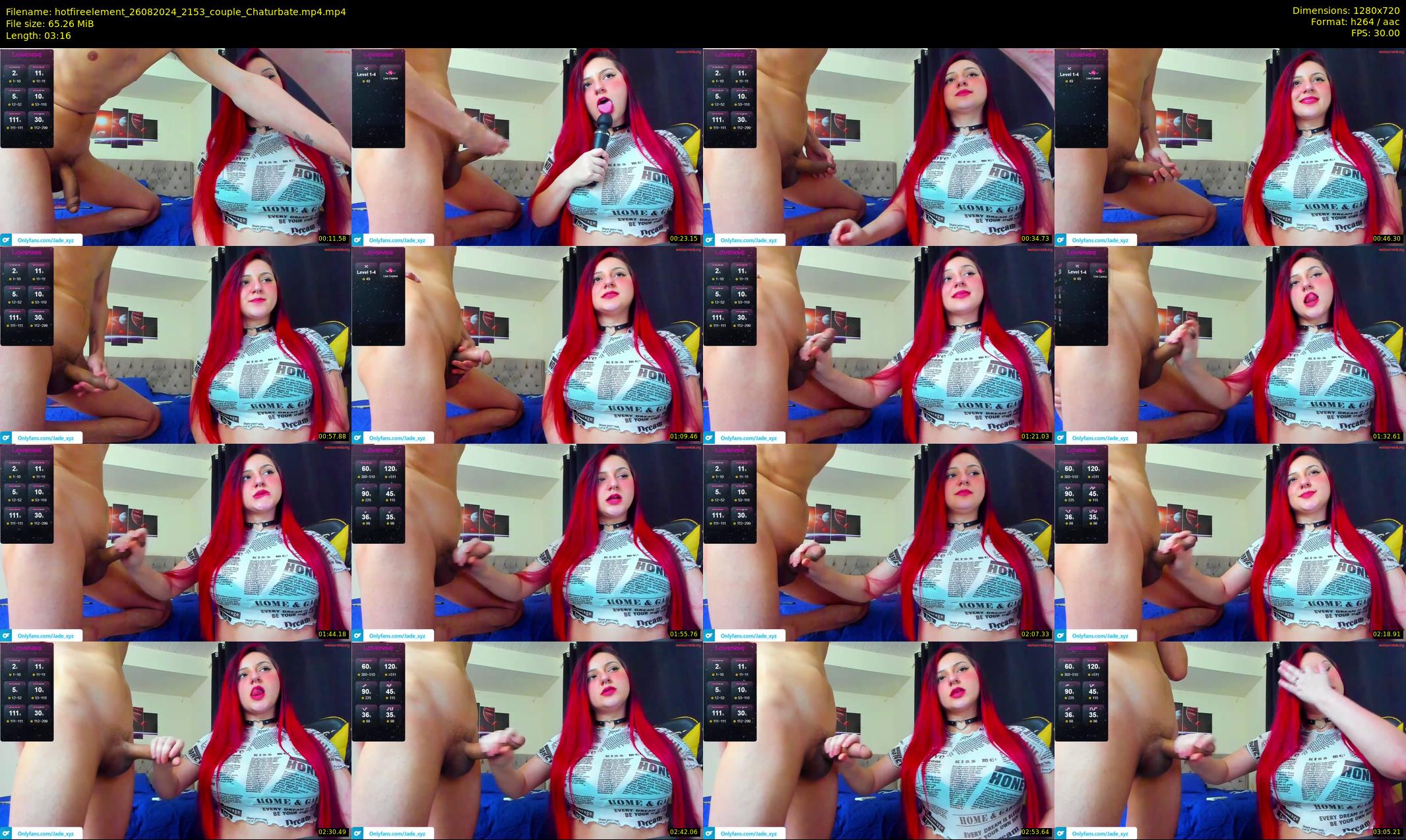 hotfireelement — 4 minute Chaturbate couple cam show recording, 720p, Aug 26, 2024