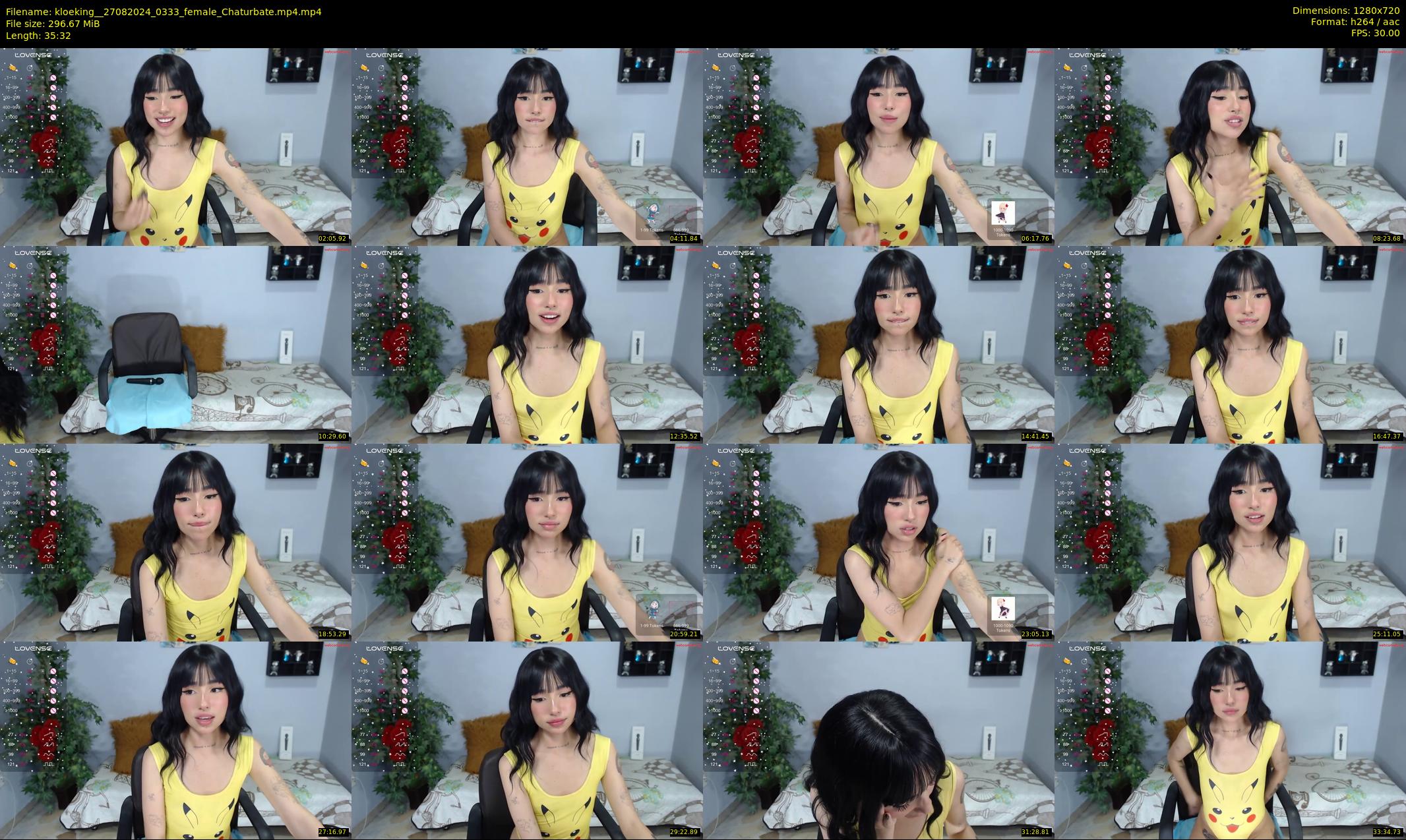 kloeking_ — 36 minute Chaturbate female cam show recording, 720p, Aug 27, 2024