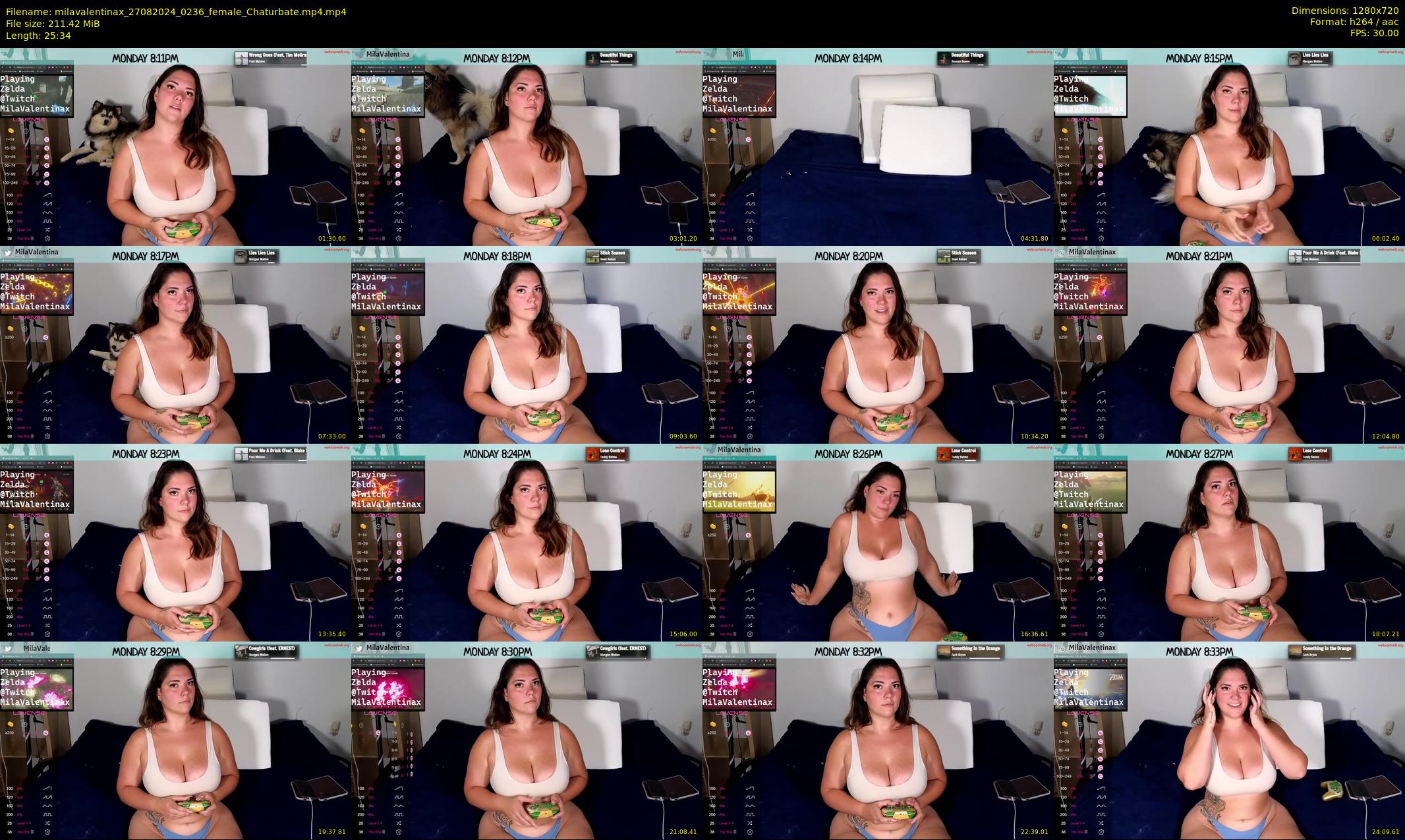 milavalentinax — 26 minute Chaturbate female cam show recording, 720p, Aug 27, 2024