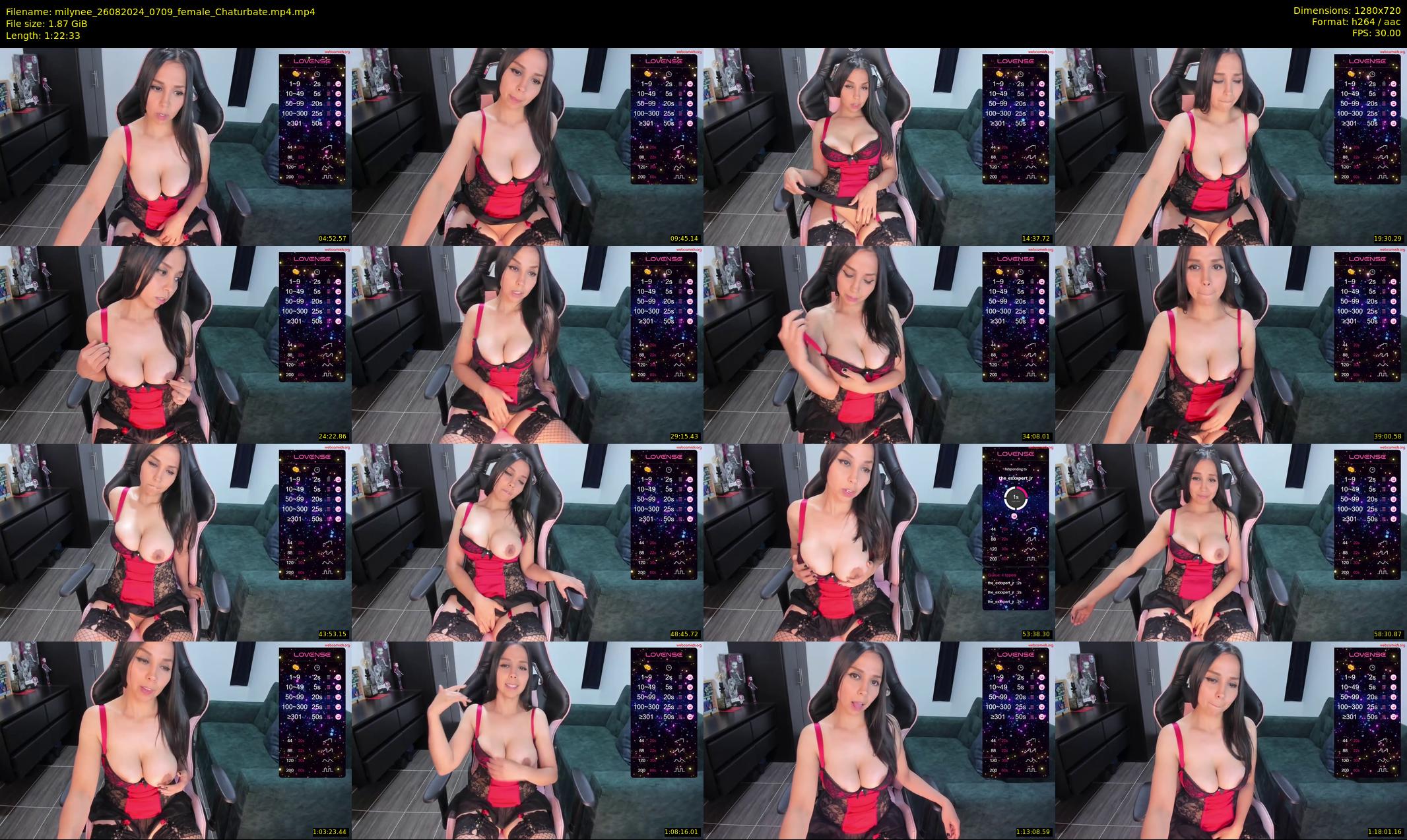 milynee — 83 minute Chaturbate female cam show recording, 720p, Aug 26, 2024