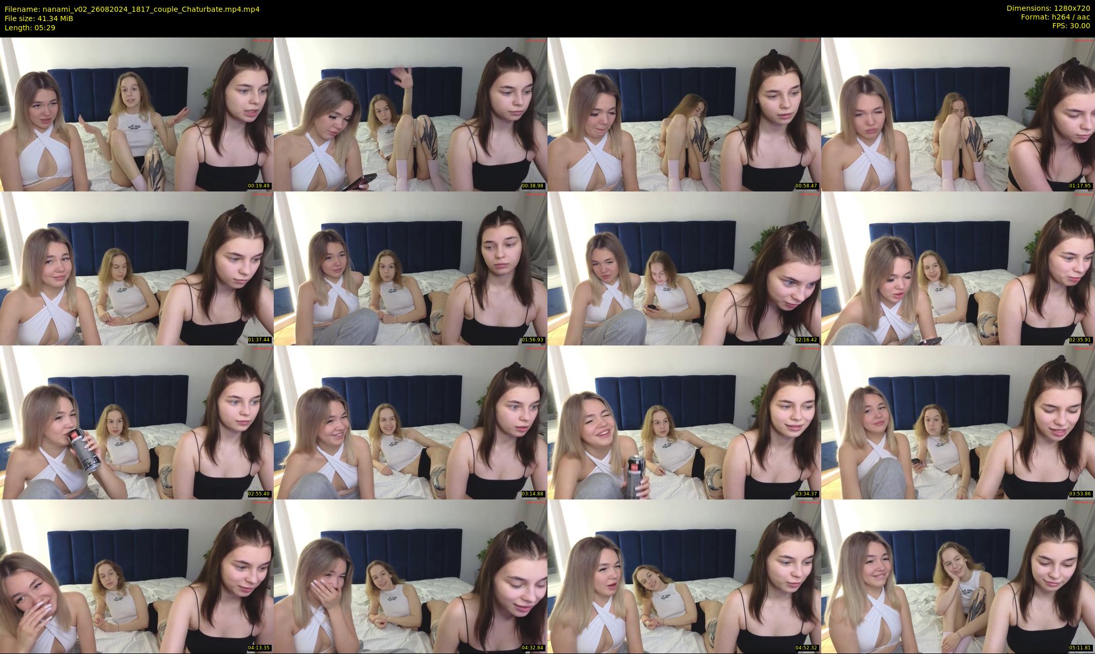 nanami_v02 — 6 minute Chaturbate couple cam show recording, 720p, Aug 26, 2024