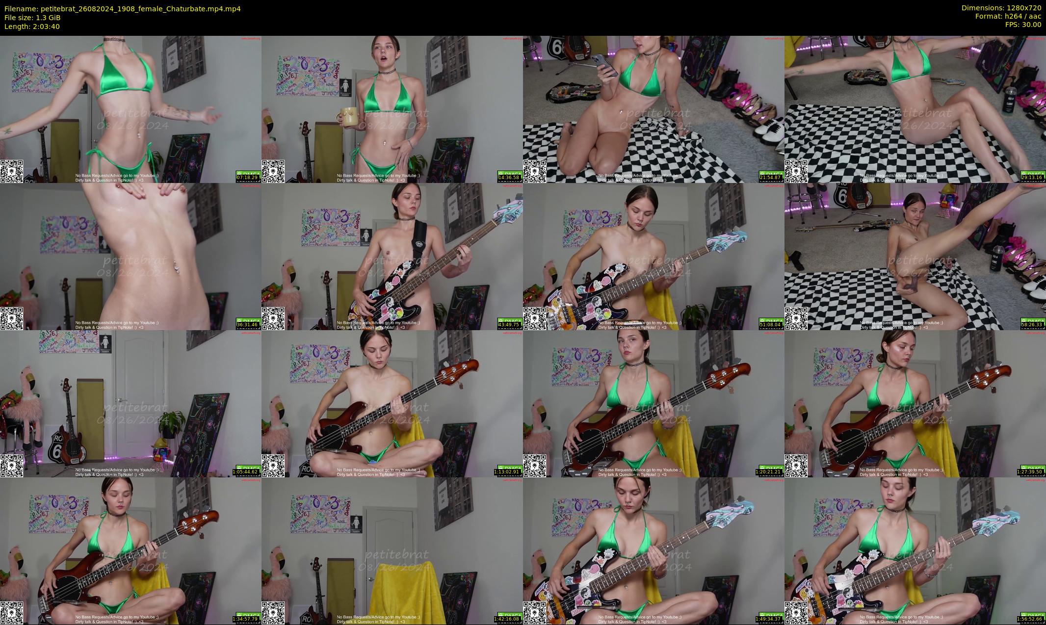 petitebrat — 124 minute Chaturbate female cam show recording, 720p, Aug 26, 2024