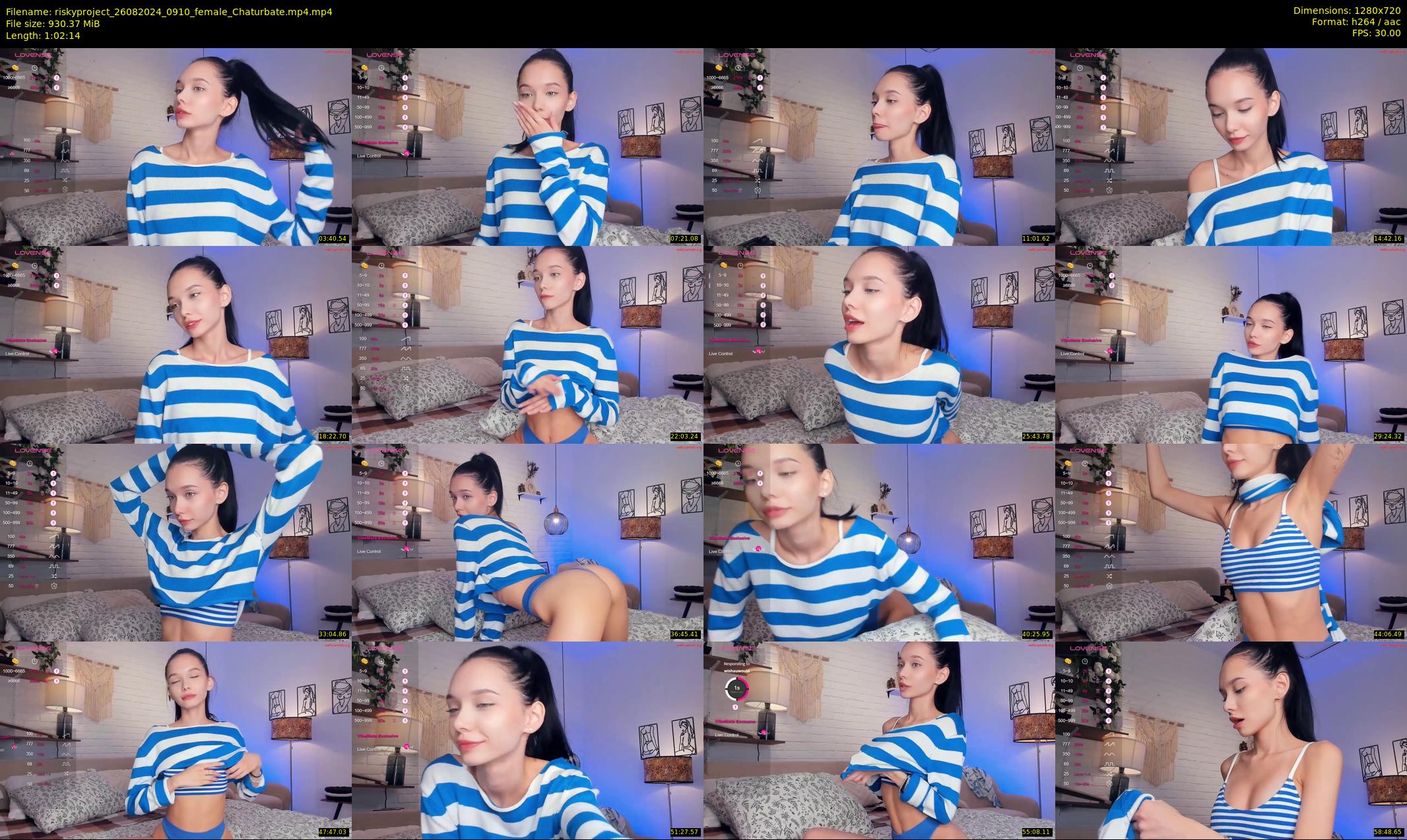 riskyproject — 63 minute Chaturbate couple cam show recording, 720p, Aug 26, 2024