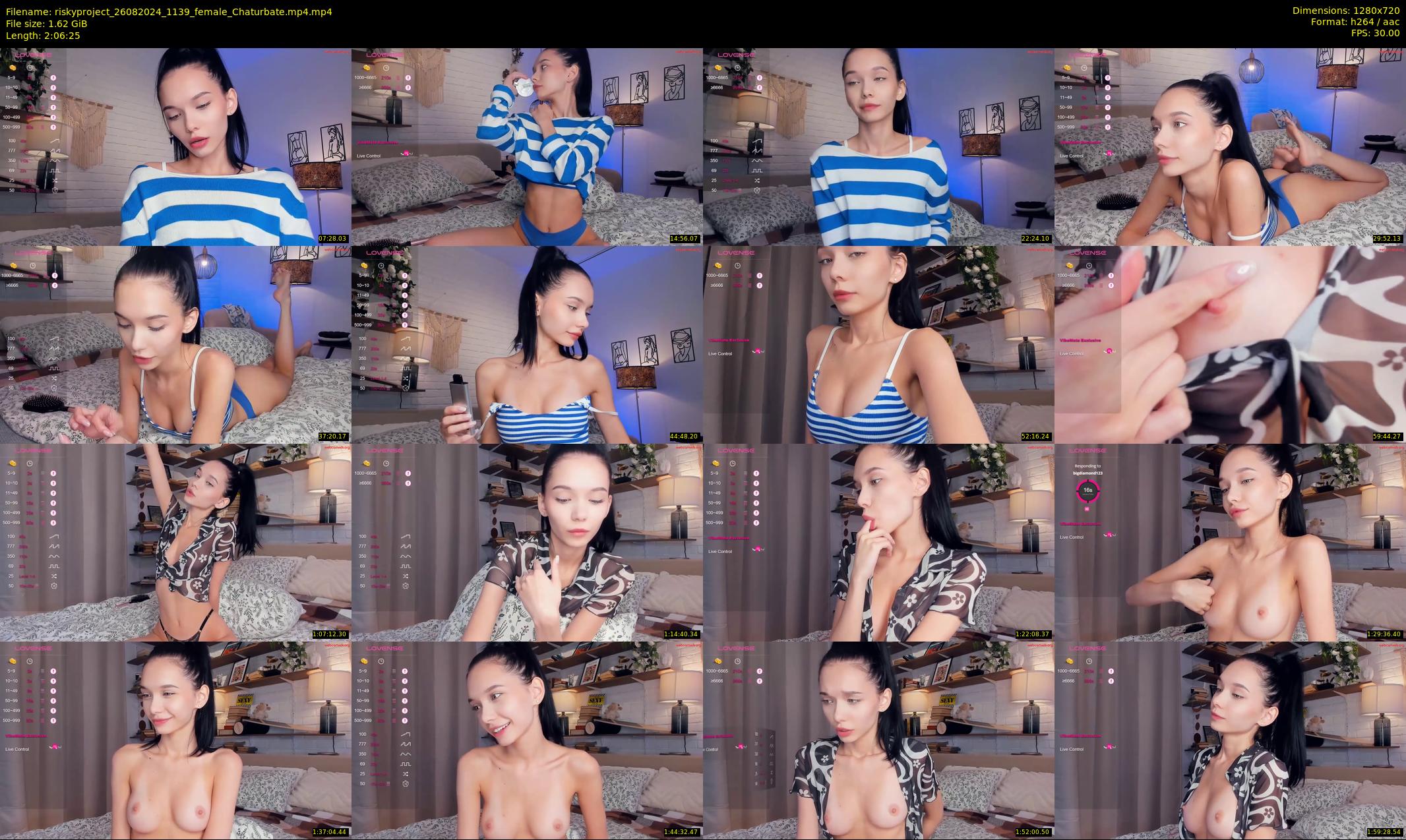 riskyproject — 127 minute Chaturbate couple cam show recording, 720p, Aug 26, 2024
