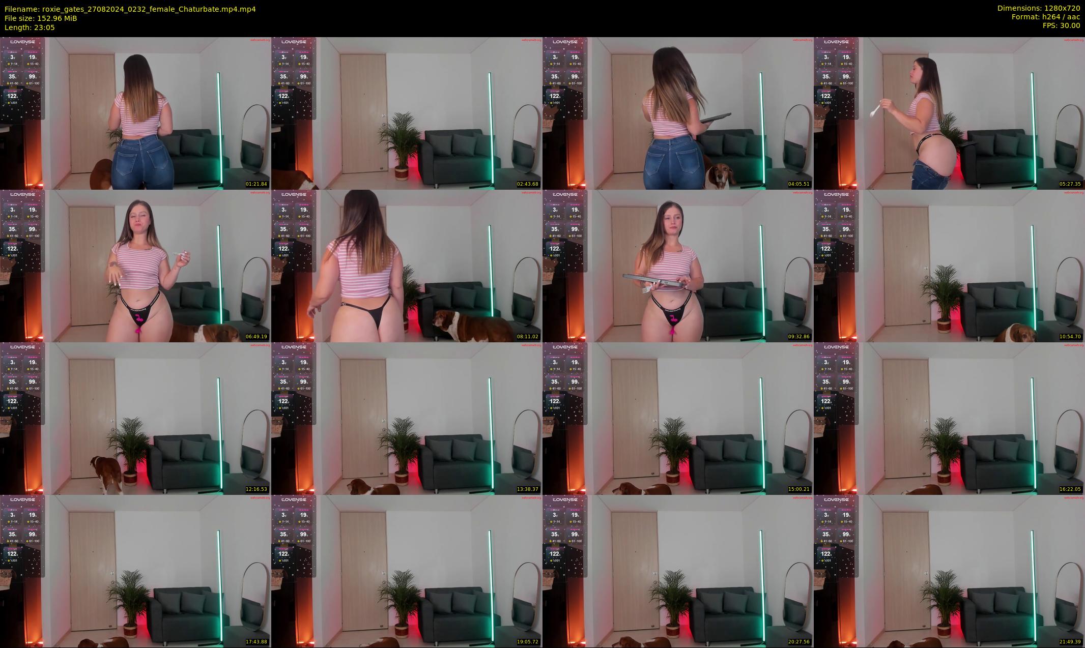 roxie_gates — 24 minute Chaturbate female cam show recording, 720p, Aug 27, 2024