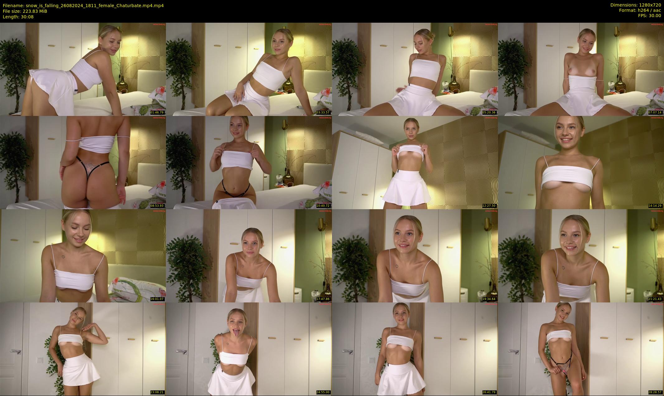 snow_is_falling — 31 minute Chaturbate female cam show recording, 720p, Aug 26, 2024