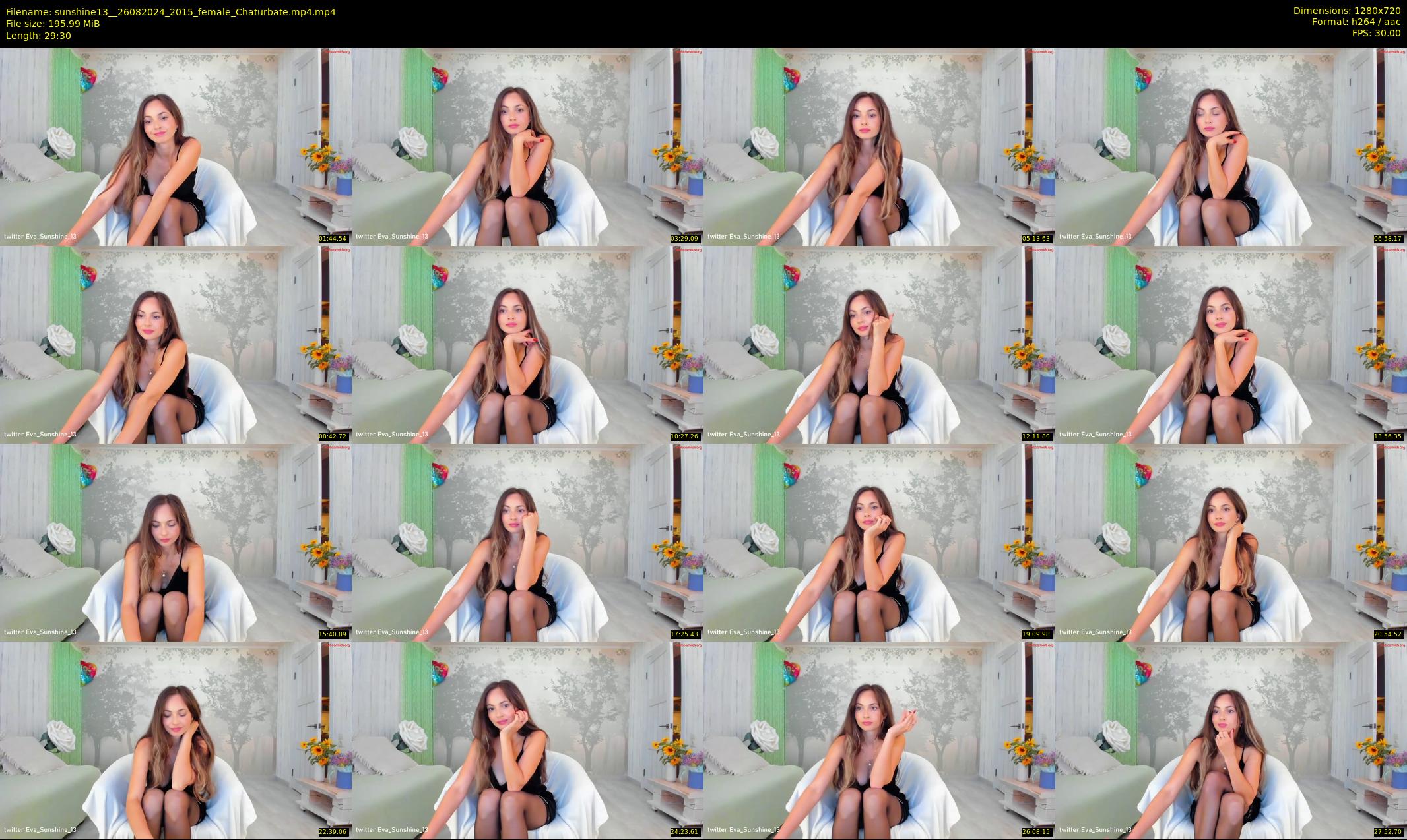 sunshine13_ — 30 minute Chaturbate female cam show recording, 720p, Aug 26, 2024