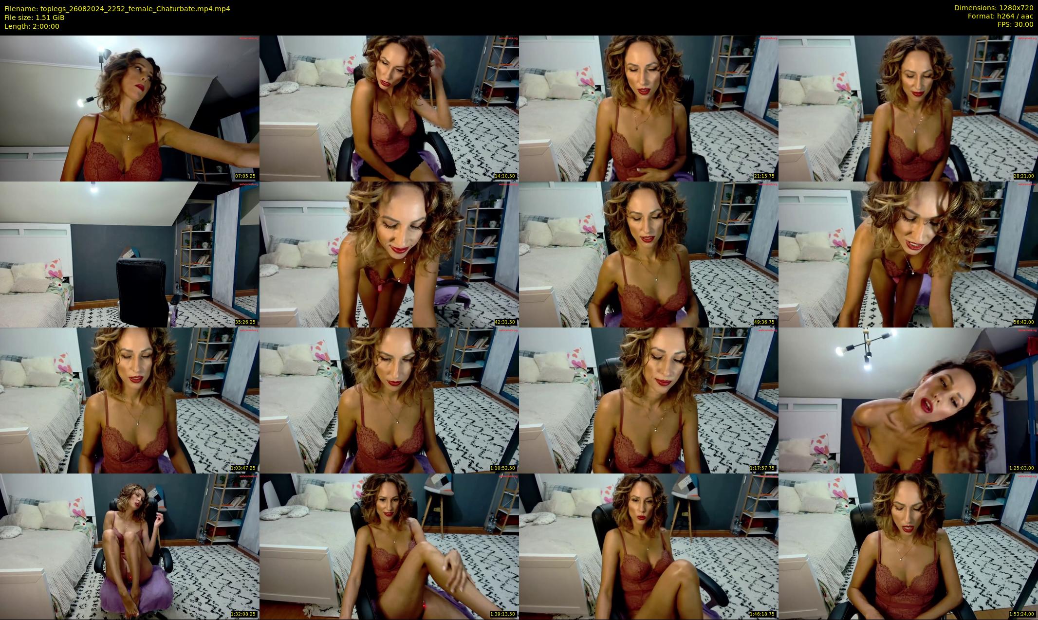 toplegs — 120 minute Chaturbate female cam show recording, 720p, Aug 26, 2024