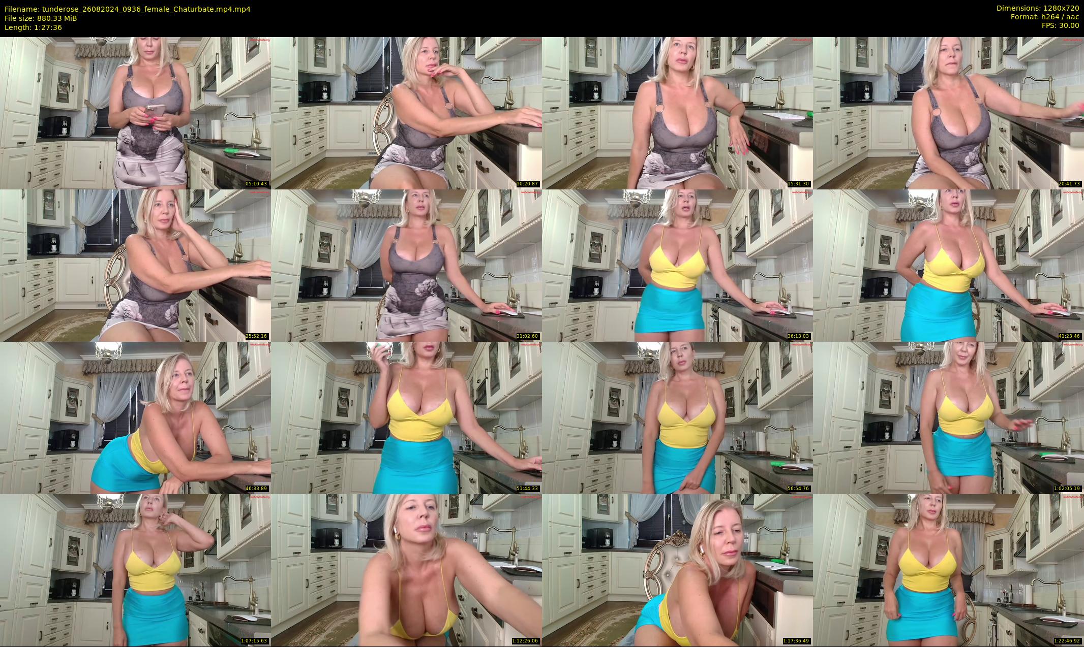 tunderose — 88 minute Chaturbate female cam show recording, 720p, Aug 26, 2024