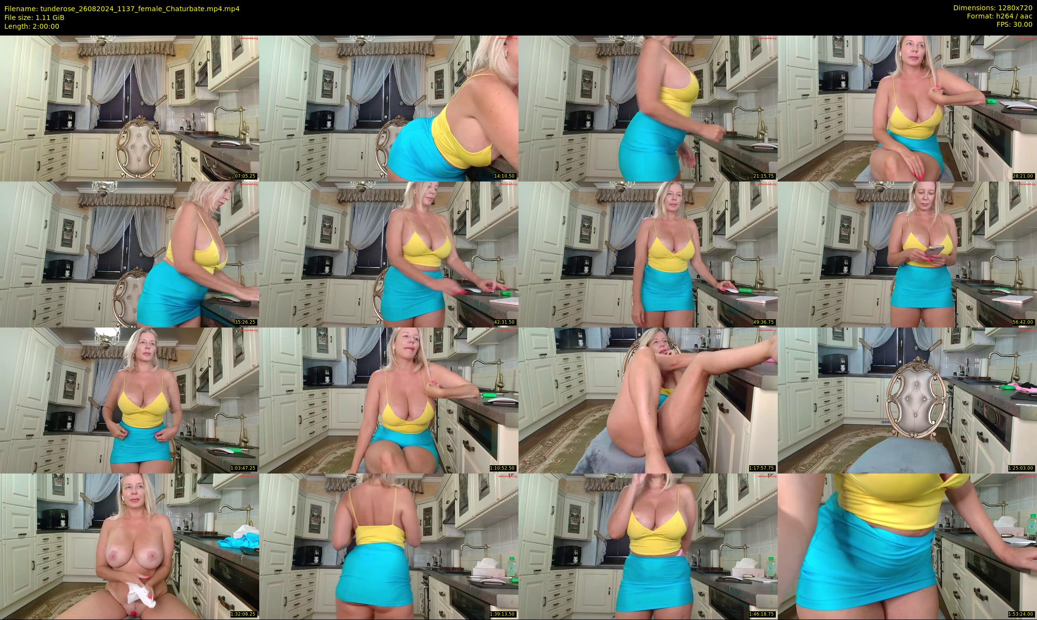 tunderose — 120 minute Chaturbate female cam show recording, 720p, Aug 26, 2024