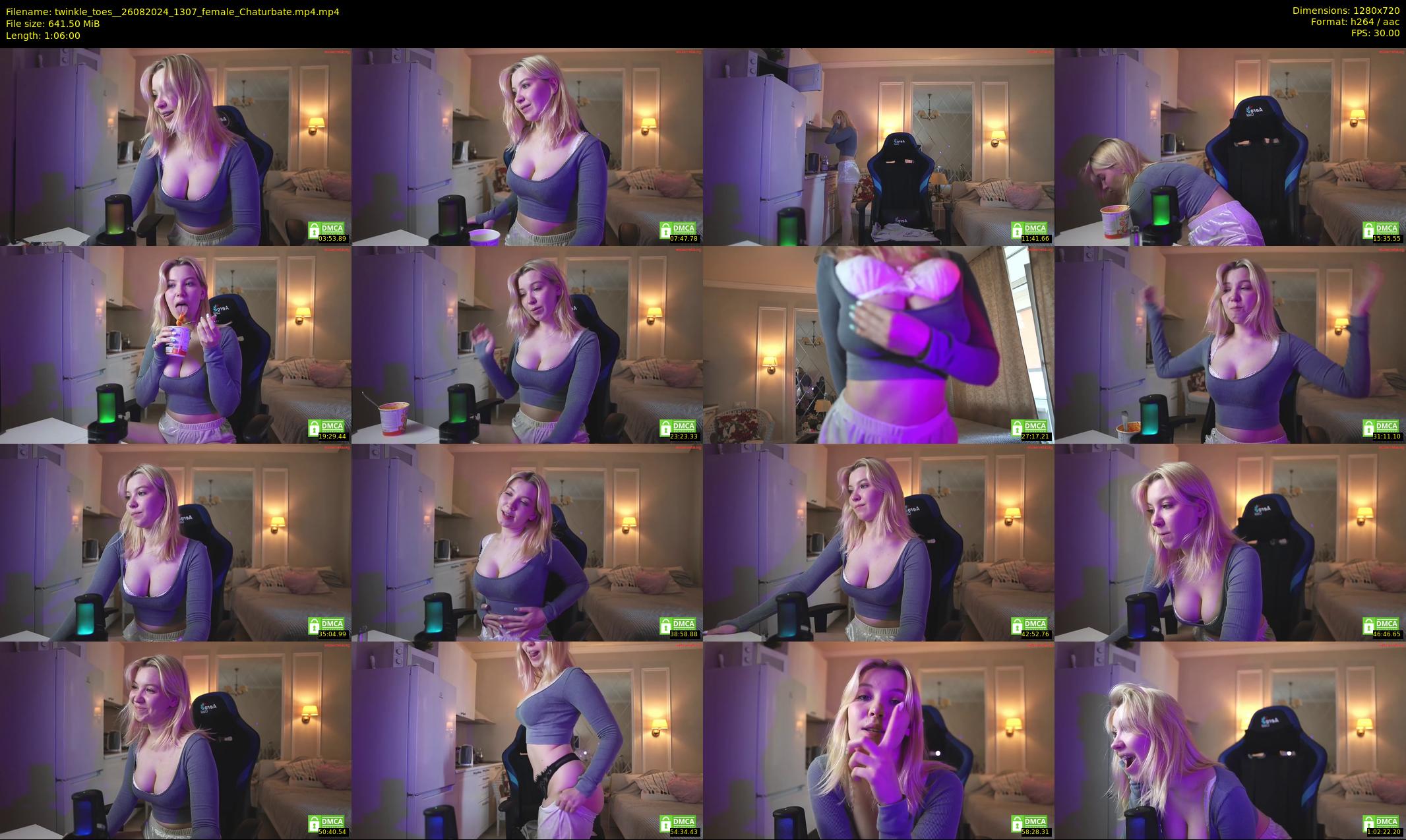 twinkle_toes_ — 66 minute Chaturbate female cam show recording, 720p, Aug 26, 2024