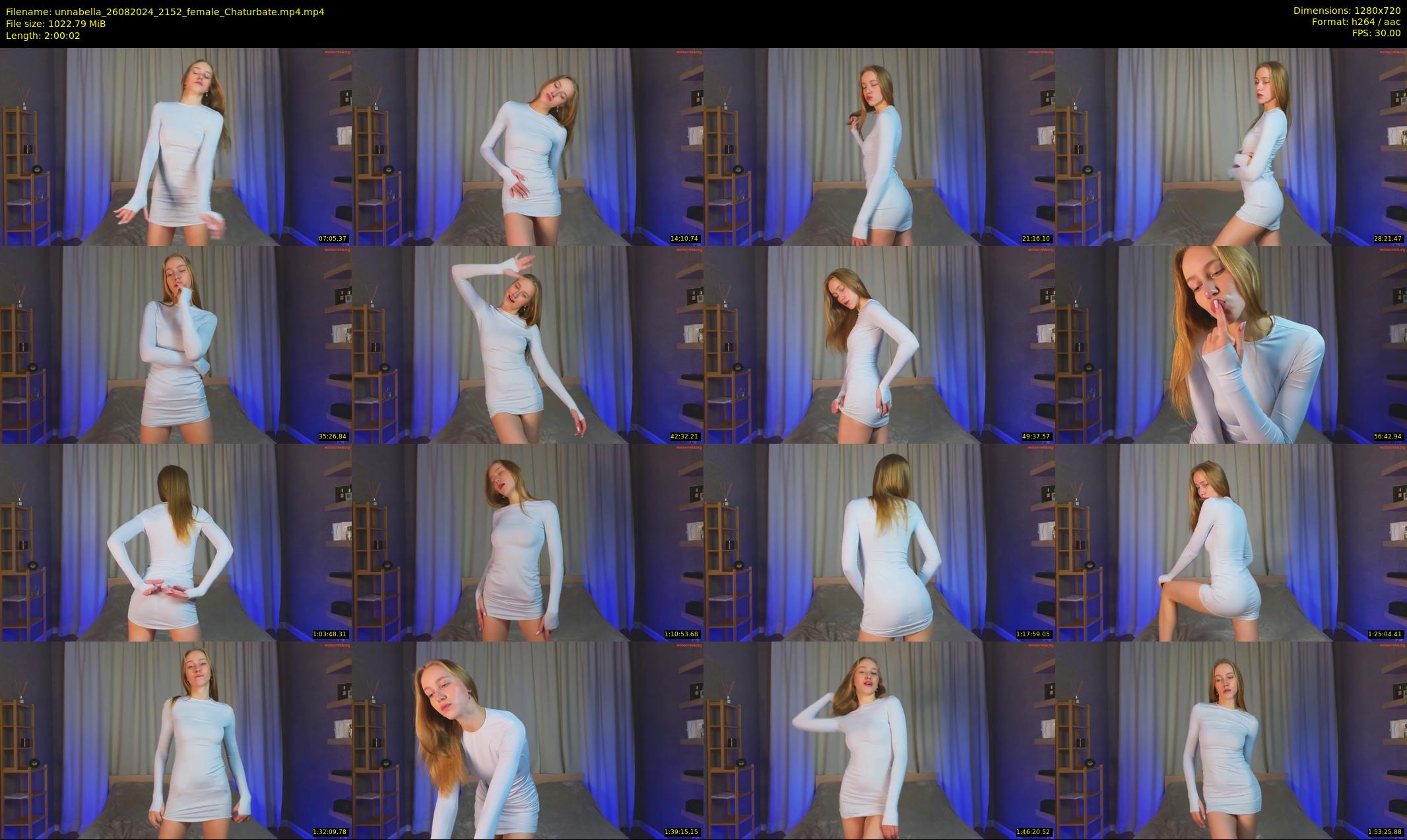 unnabella — 121 minute Chaturbate female cam show recording, 720p, Aug 26, 2024