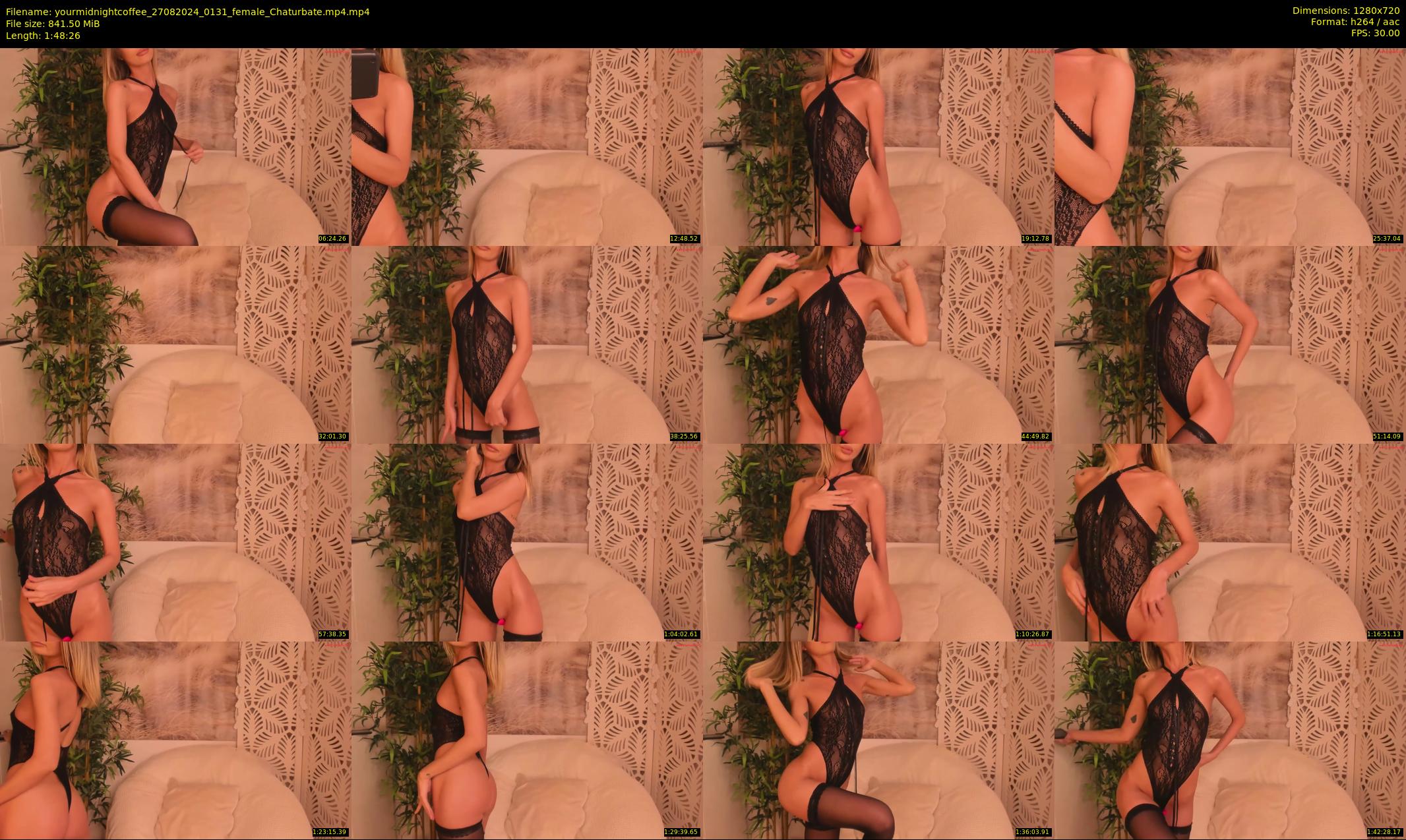 yourmidnightcoffee — 109 minute Chaturbate female cam show recording, 720p, Aug 27, 2024