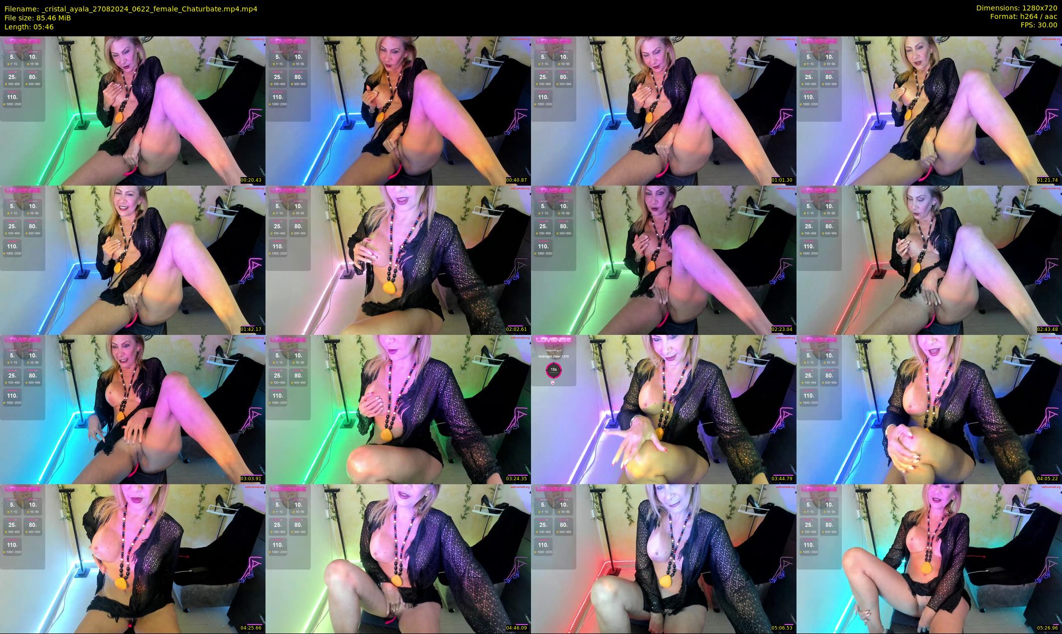 _cristal_ayala — 6 minute Chaturbate female cam show recording, 720p, Aug 27, 2024