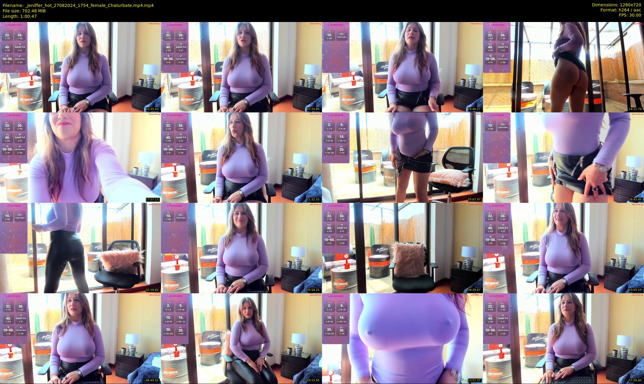 _jeniffer_hot — 61 minute Chaturbate female cam show recording, 720p, Aug 27, 2024
