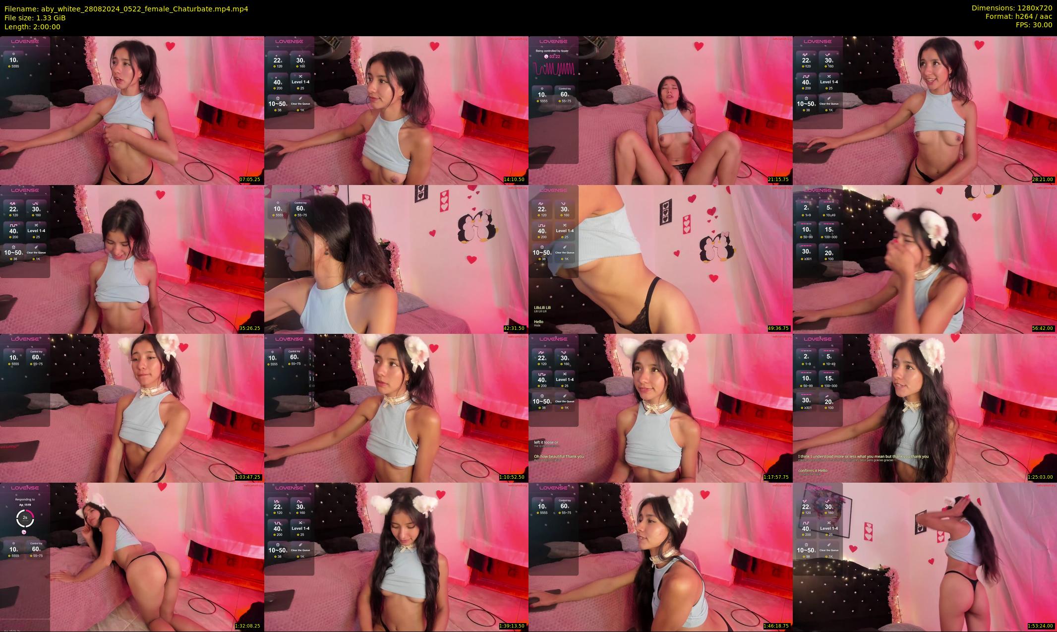 aby_whitee — 120 minute Chaturbate female cam show recording, 720p, Aug 28, 2024