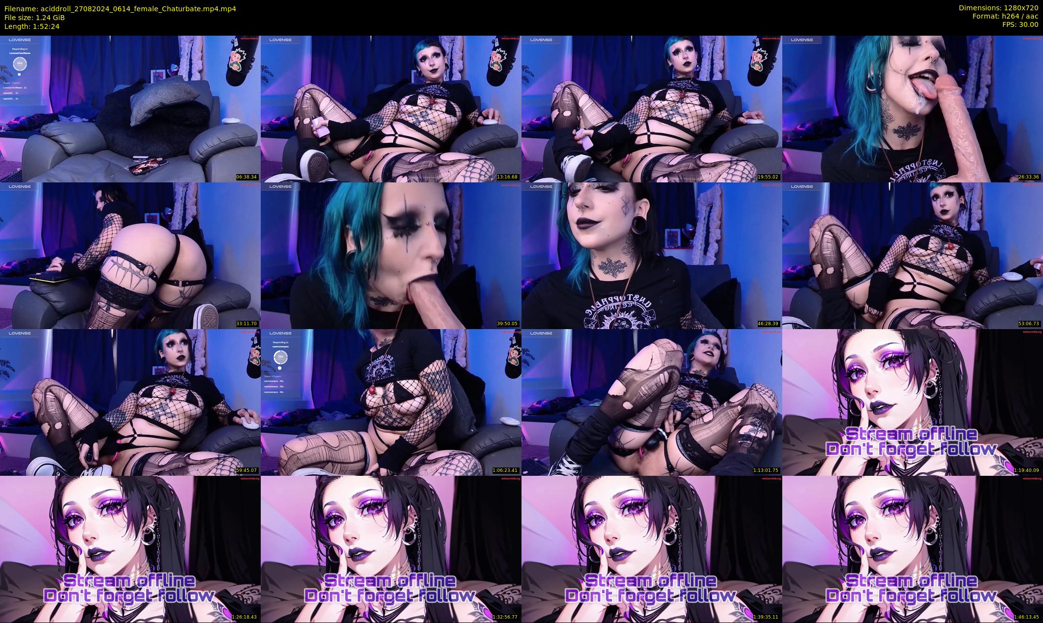 aciddroll — 113 minute Chaturbate female cam show recording, 720p, Aug 27, 2024