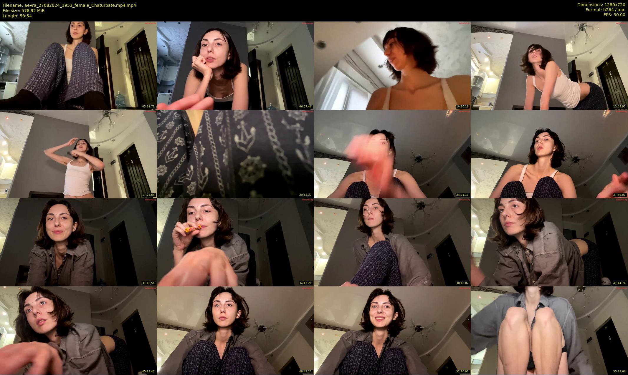 aevra — 59 minute Chaturbate female cam show recording, 720p, Aug 27, 2024