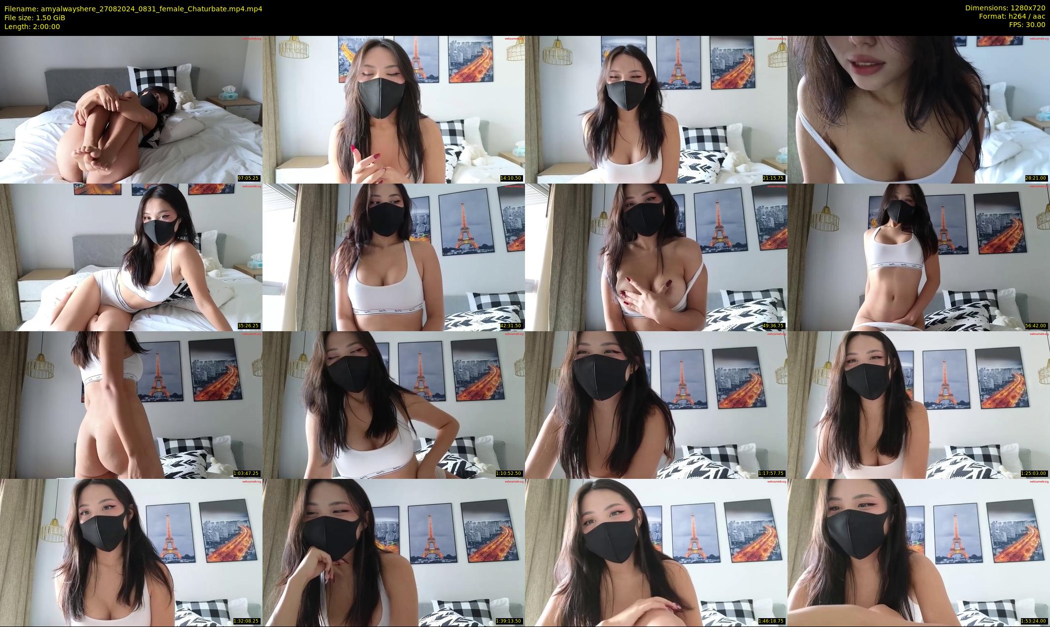 amyalwayshere — 120 minute Chaturbate female cam show recording, 720p, Aug 27, 2024
