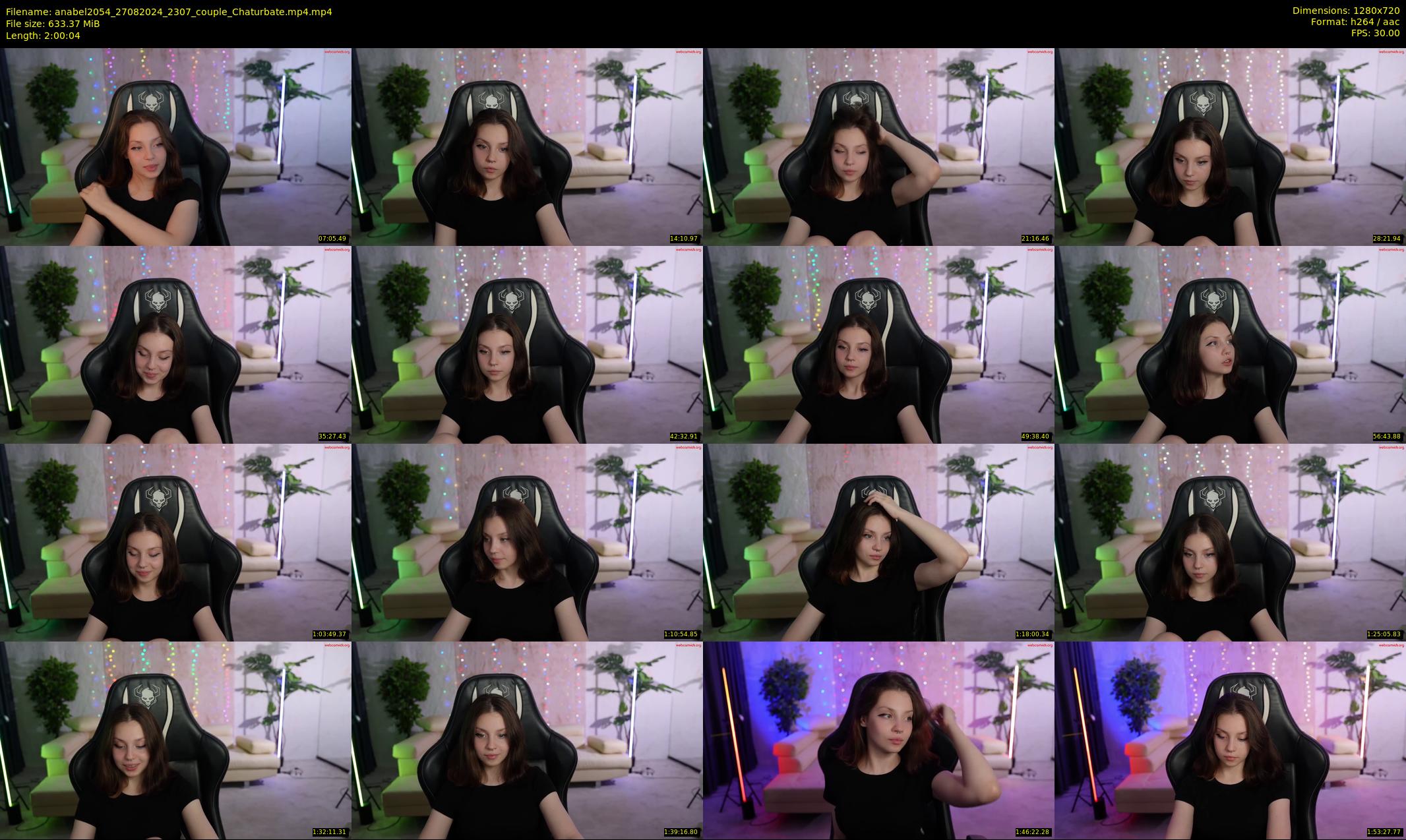anabel2054 — 121 minute Chaturbate female cam show recording, 720p, Aug 27, 2024