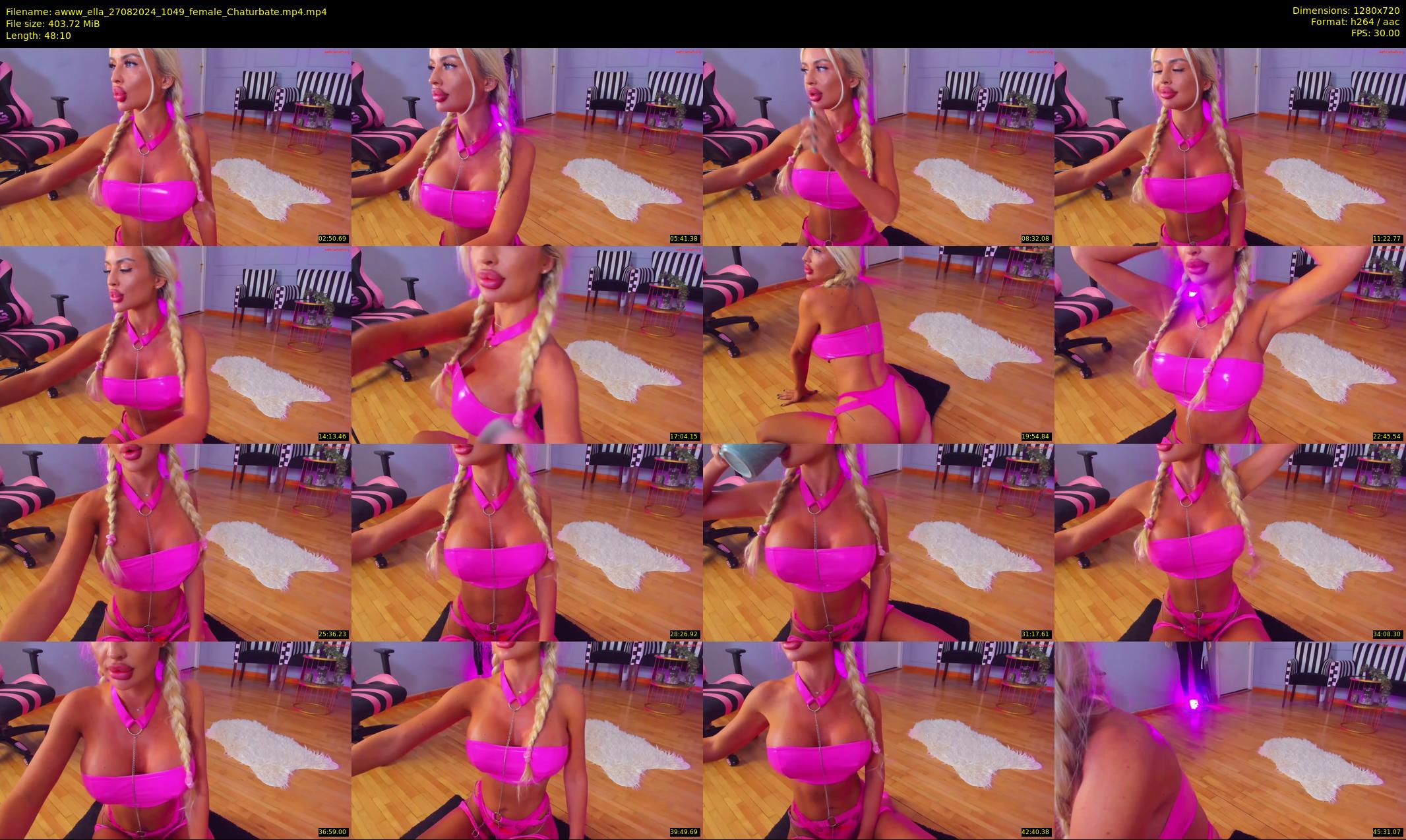 awww_ella — 49 minute Chaturbate female cam show recording, 720p, Aug 27, 2024