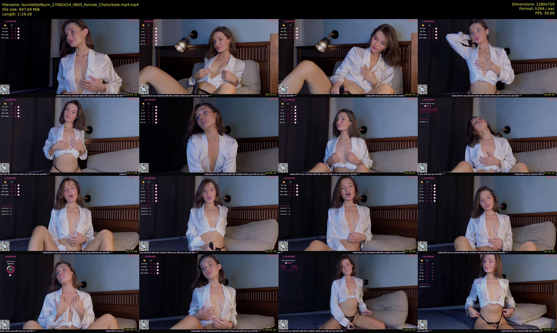 burnletitallburn — 80 minute Chaturbate female cam show recording, 720p, Aug 27, 2024