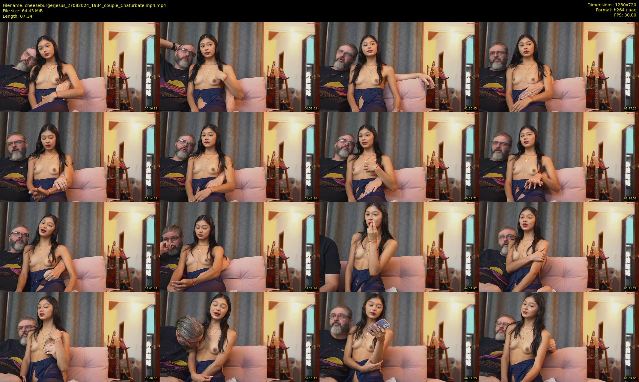 cheeseburgerjesus — 8 minute Chaturbate couple cam show recording, 720p, Aug 27, 2024