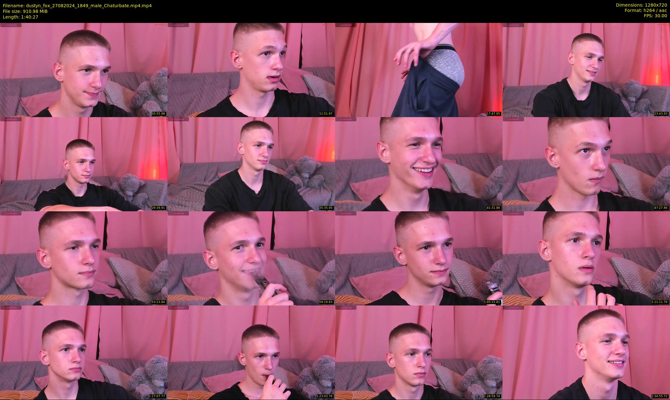 dustyn_fox — 101 minute Chaturbate male cam show recording, 720p, Aug 27, 2024