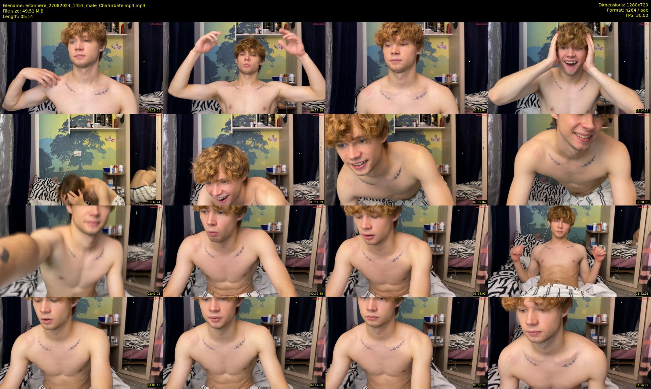 eitanhere — 6 minute Chaturbate male cam show recording, 720p, Aug 27, 2024