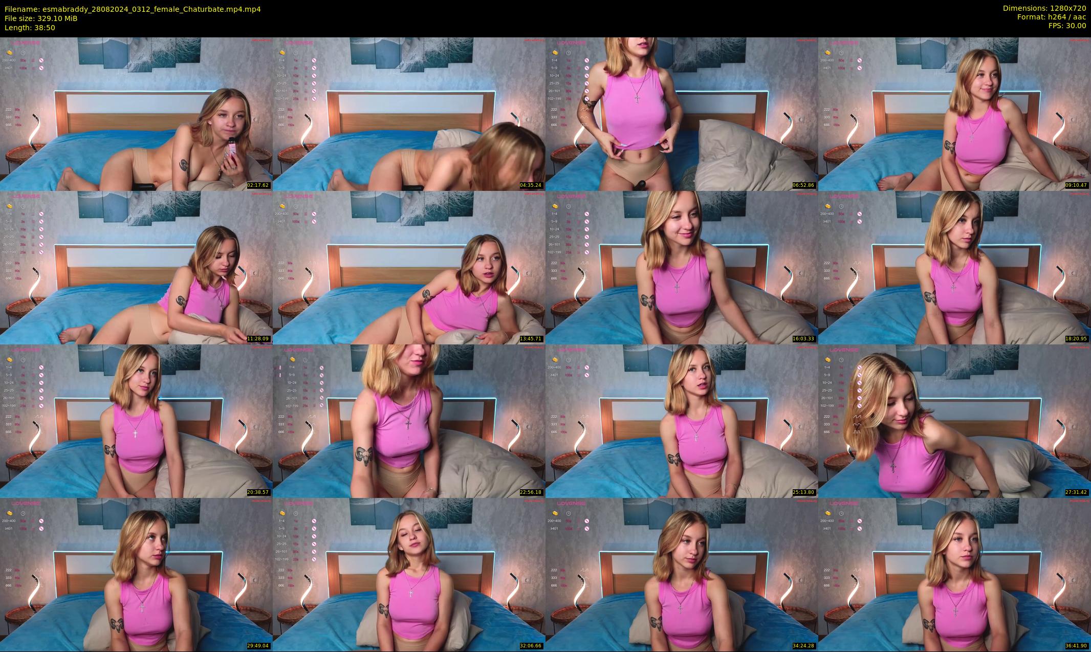 esmabraddy — 39 minute Chaturbate female cam show recording, 720p, Aug 28, 2024