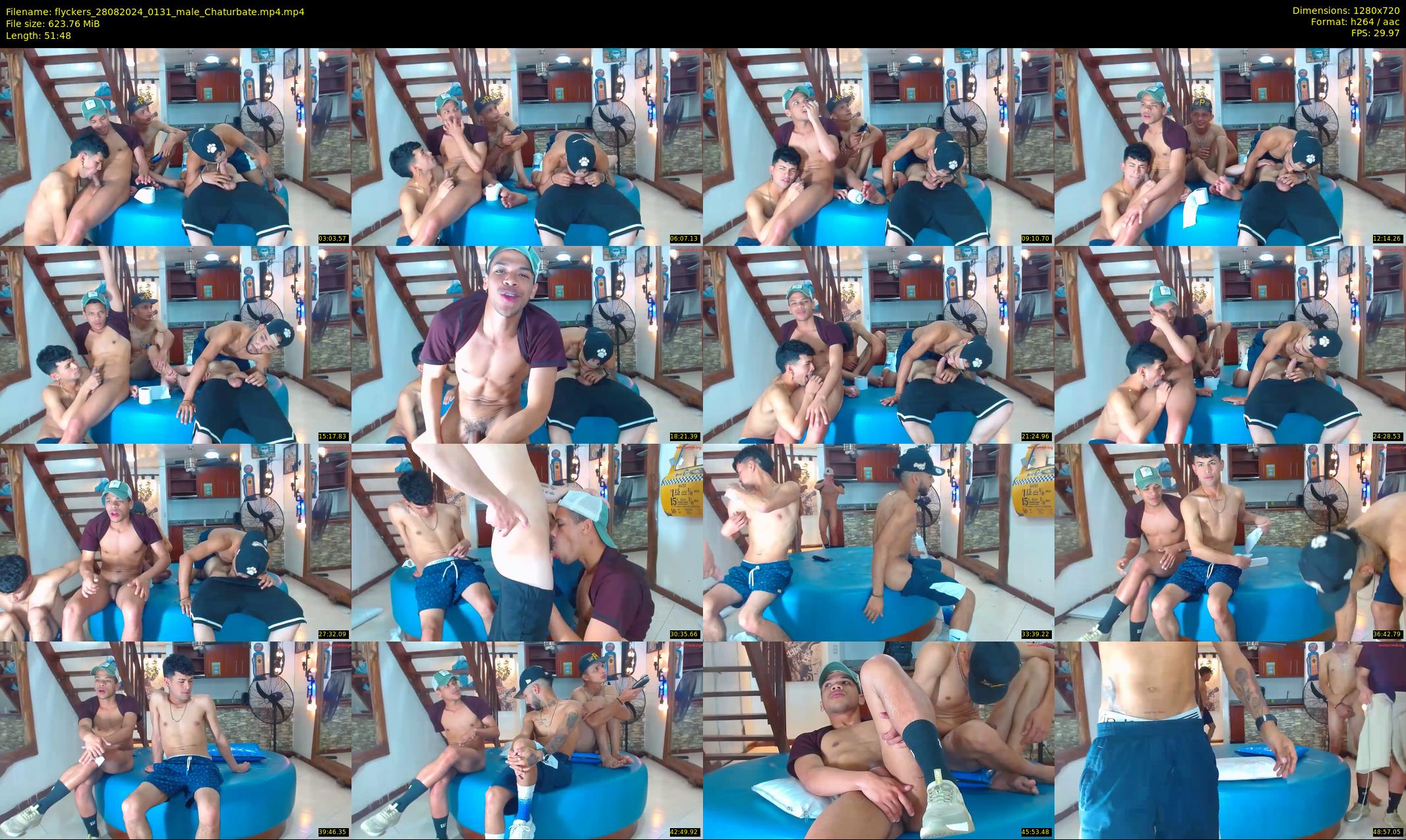flyckers — 52 minute Chaturbate male cam show recording, 720p, Aug 28, 2024