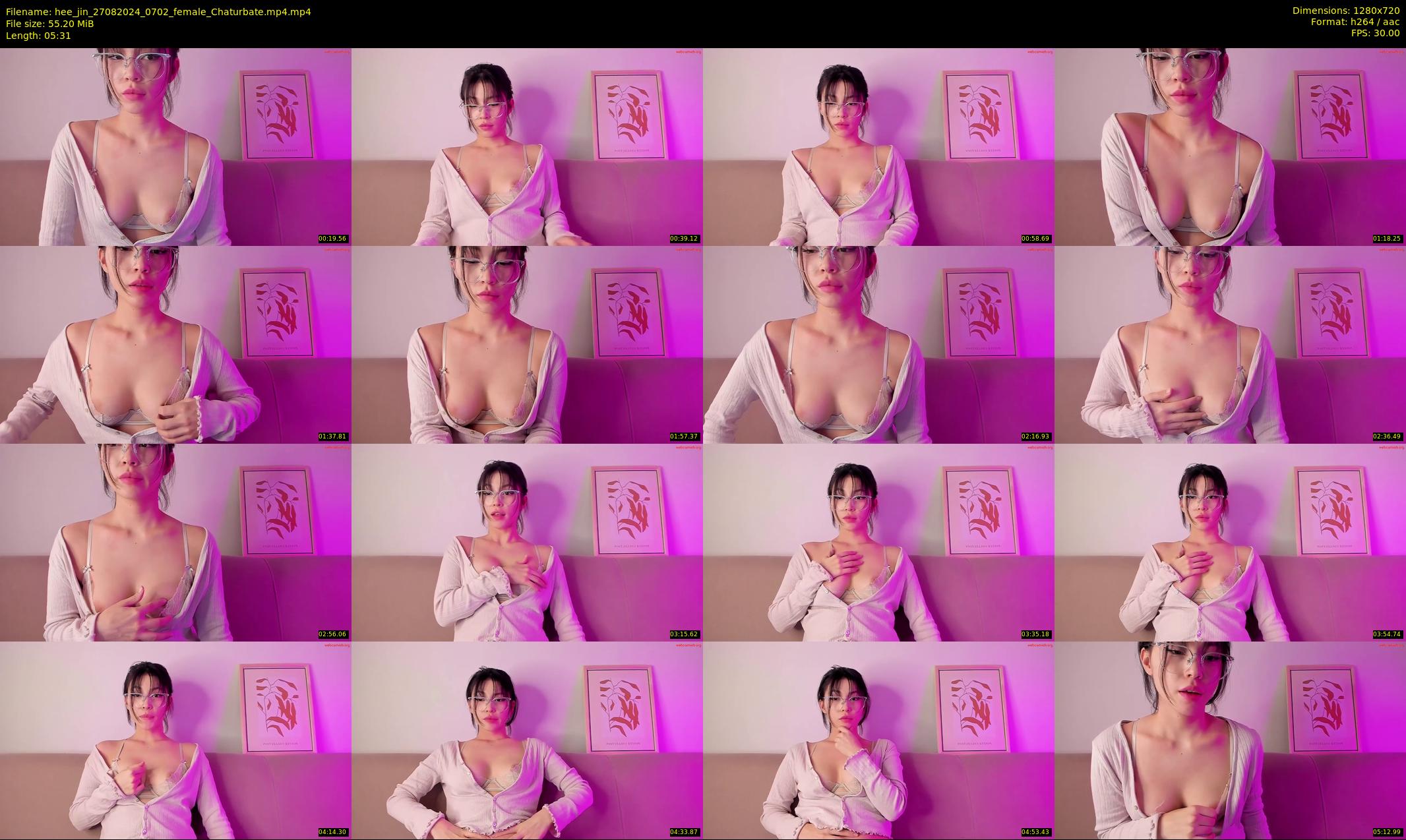 hee_jin — 6 minute Chaturbate female cam show recording, 720p, Aug 27, 2024
