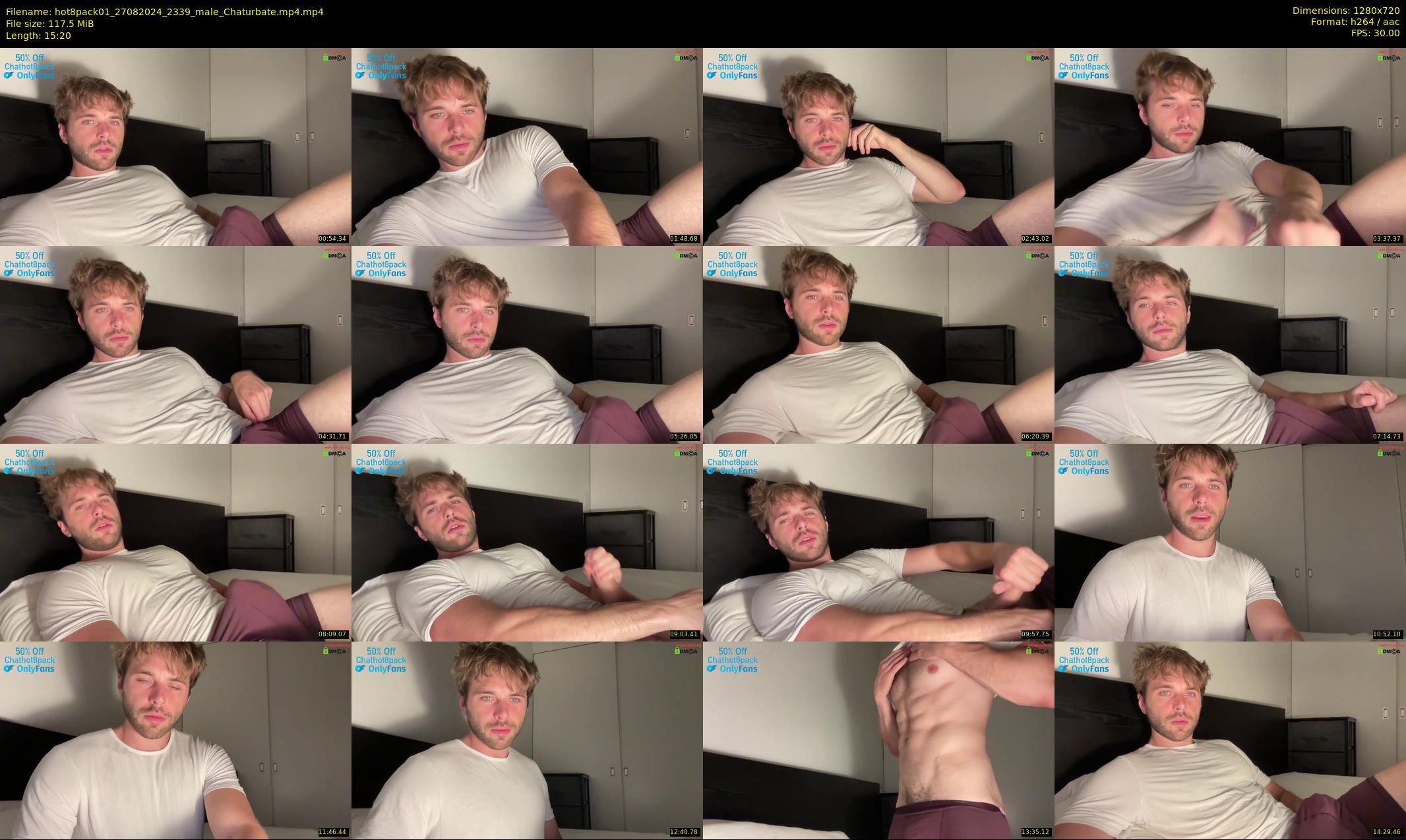hot8pack01 — 16 minute Chaturbate male cam show recording, 720p, Aug 27, 2024