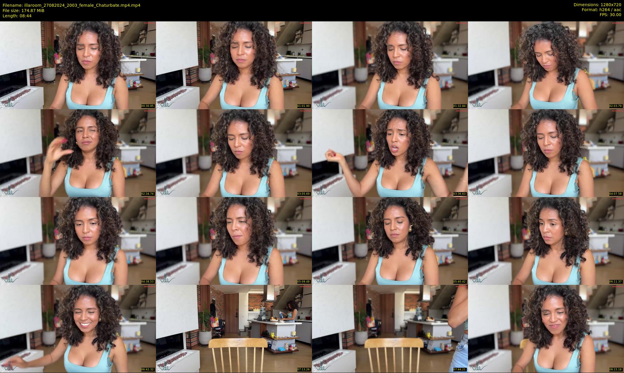 illaroom — 9 minute Chaturbate female cam show recording, 720p, Aug 27, 2024