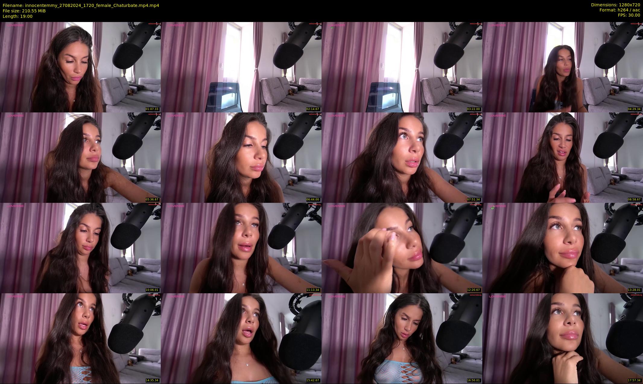 innocentemmy — 19 minute Chaturbate female cam show recording, 720p, Aug 27, 2024
