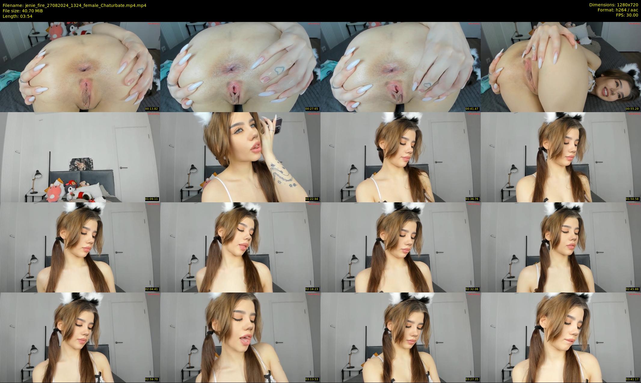 jenie_fire — 4 minute Chaturbate female cam show recording, 720p, Aug 27, 2024