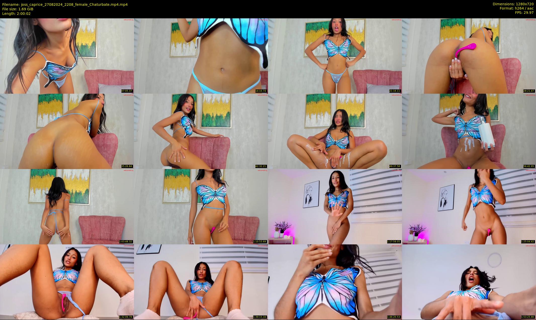 joss_caprice — 121 minute Chaturbate female cam show recording, 720p, Aug 27, 2024