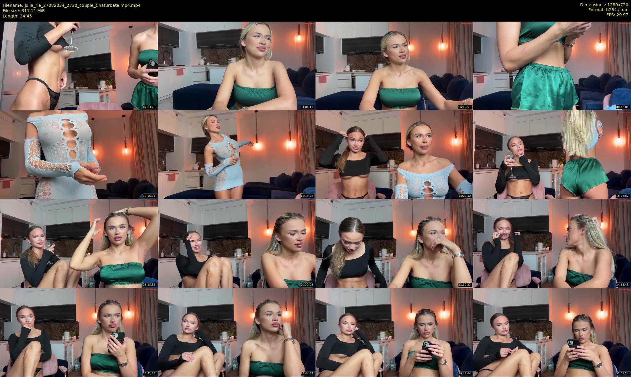 julia_rle — 35 minute Chaturbate female cam show recording, 720p, Aug 27, 2024