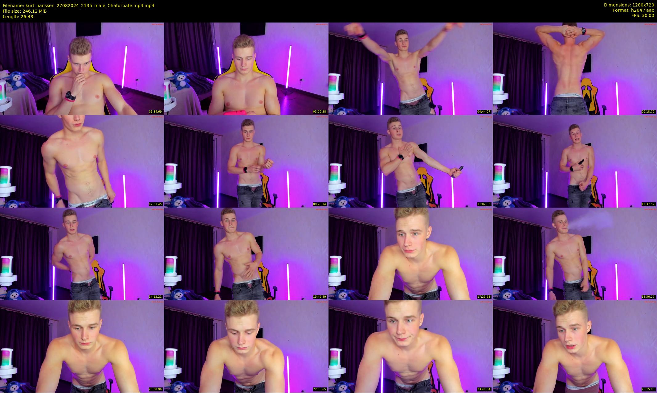 kurt_hanssen — 27 minute Chaturbate male cam show recording, 720p, Aug 27, 2024