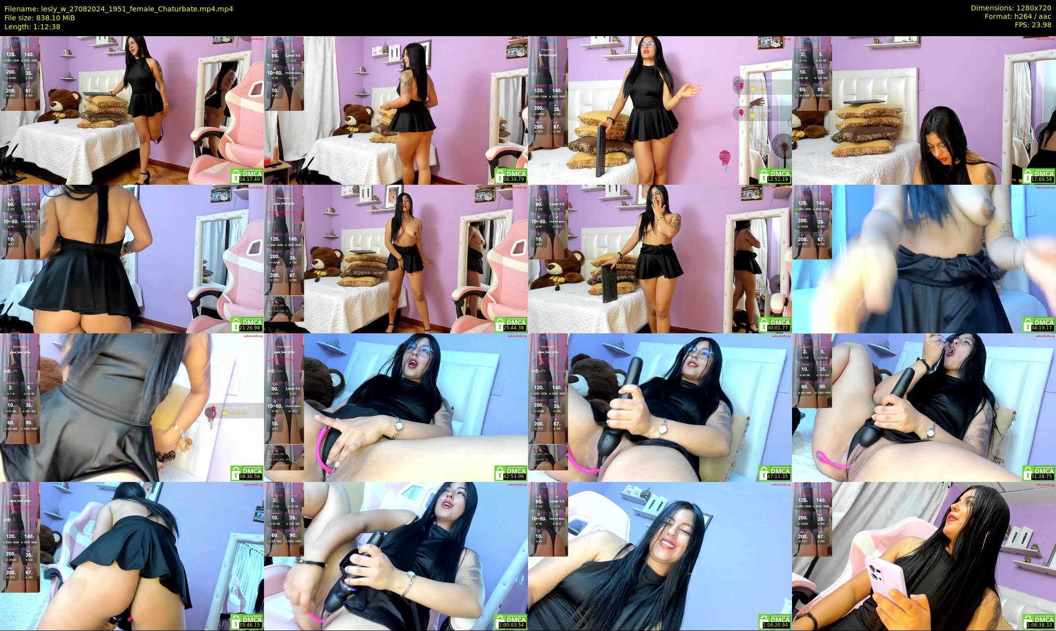 lesly_w — 73 minute Chaturbate female cam show recording, 720p, Aug 27, 2024