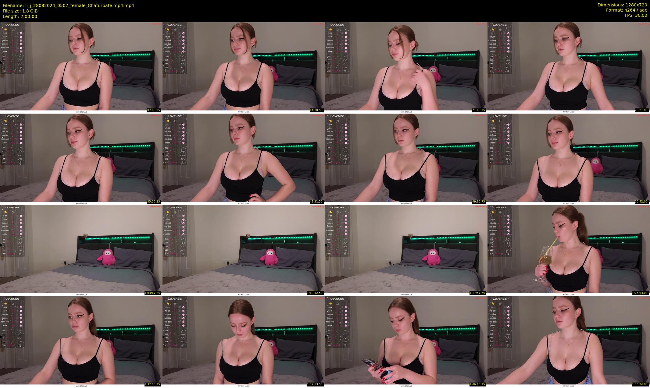 li_j — 120 minute Chaturbate female cam show recording, 720p, Aug 28, 2024